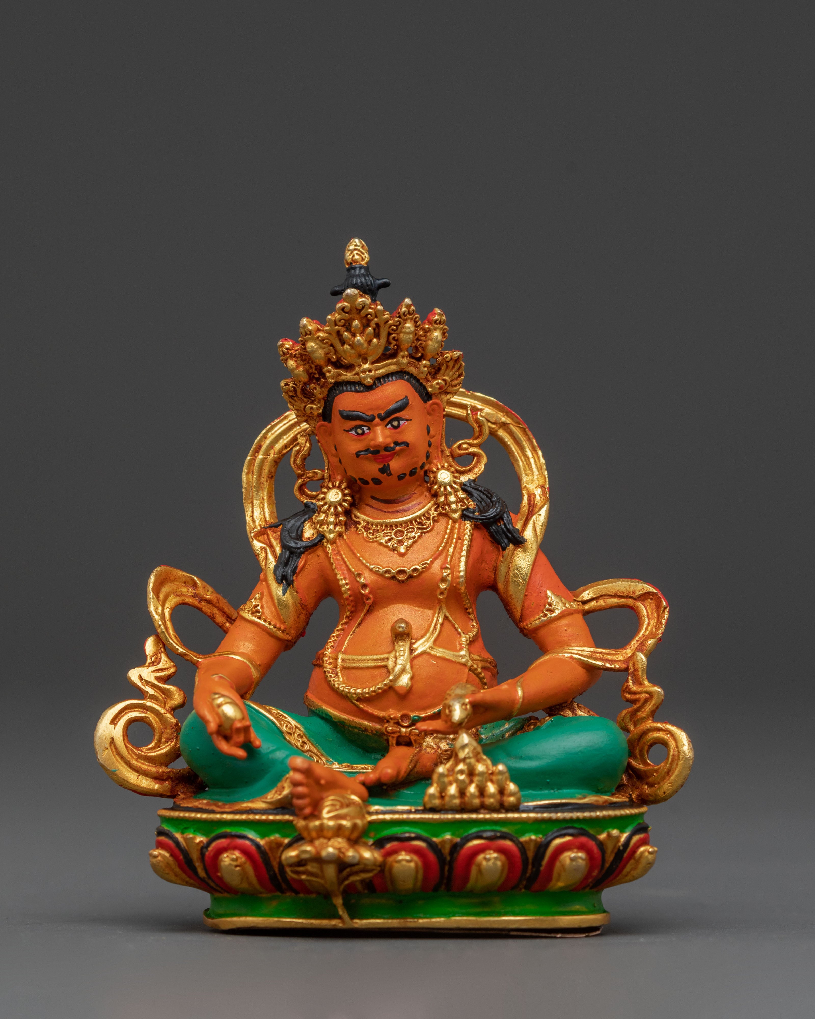 Copper Statue of Wealth Deity Dzambhala