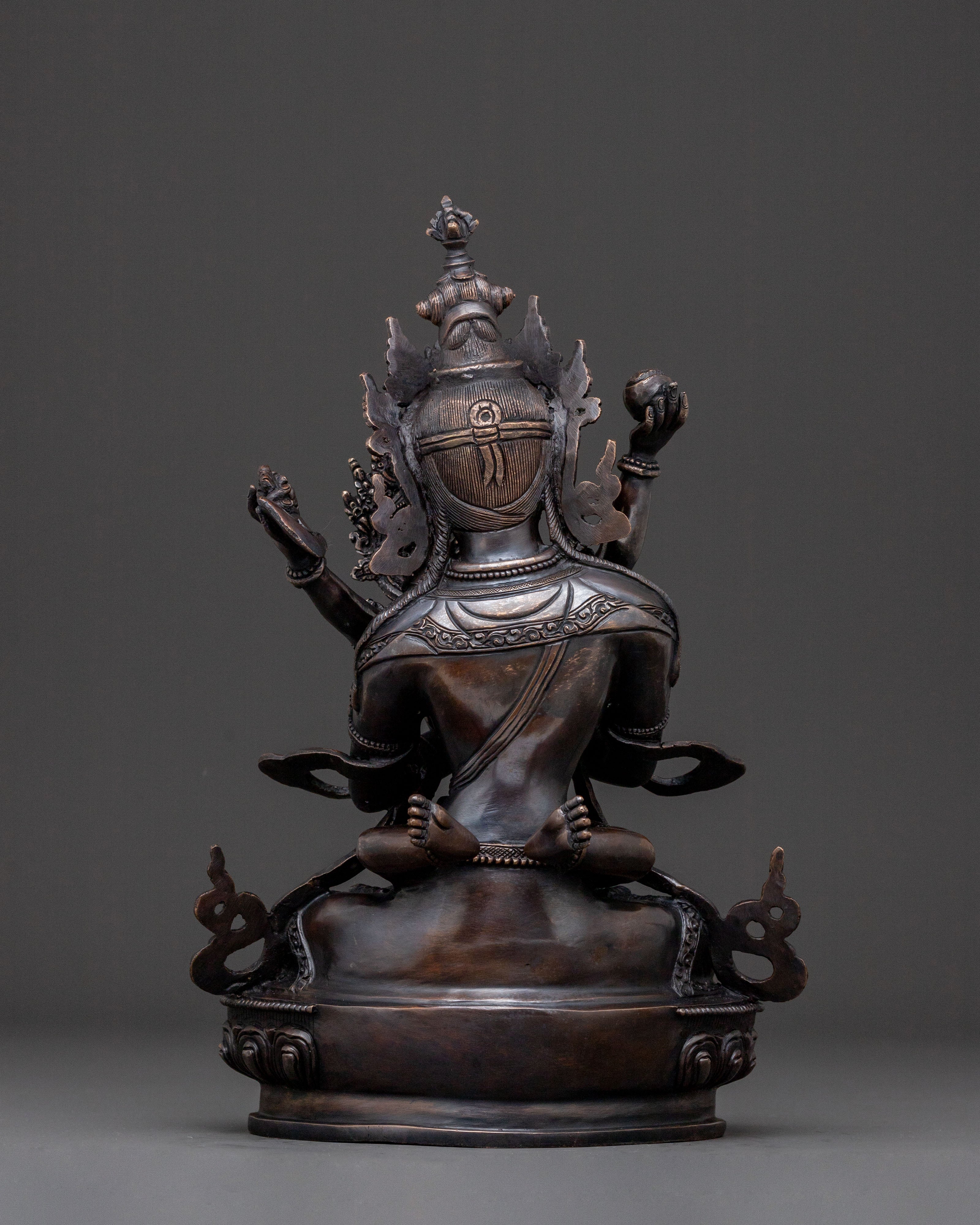 Vajradhara with Vajravani Spiritual Statue | Altar Decor