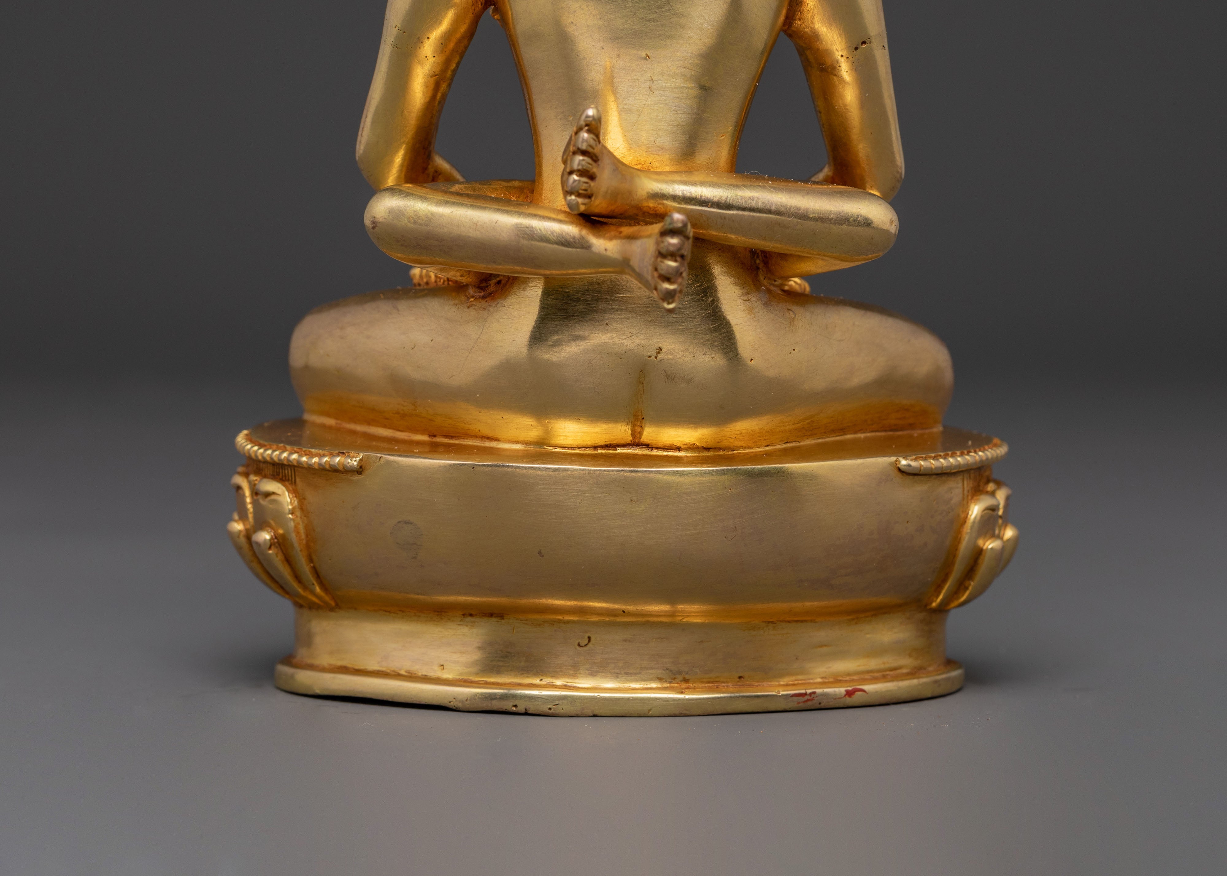 Samantabhadra Handcrafted Copper Statue with His Consort Samantabhadri