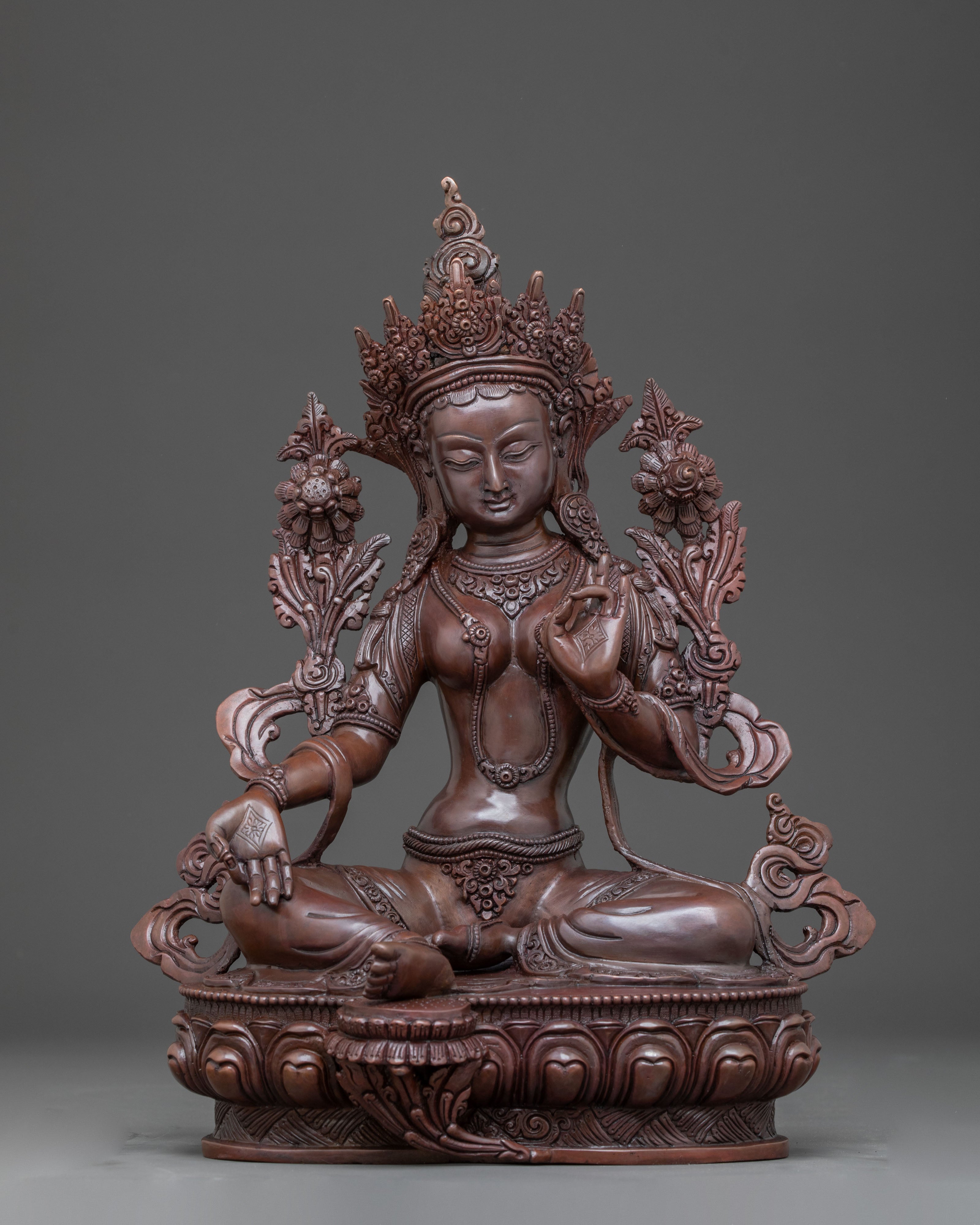 Statue of Serene Green Tara | Mother of Compassion