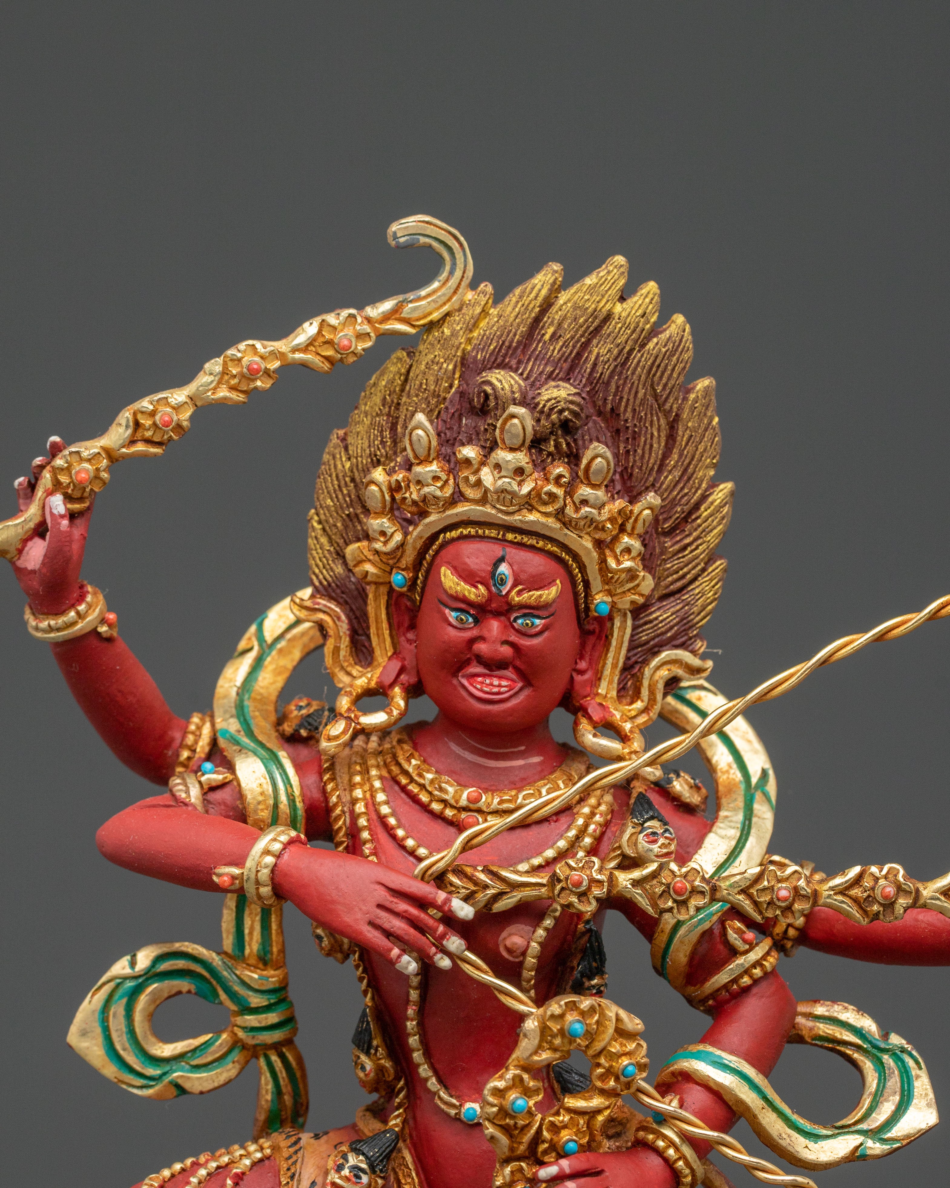Kurukulla Wrathful Dakini Sacred Statue | Buddhist Decor