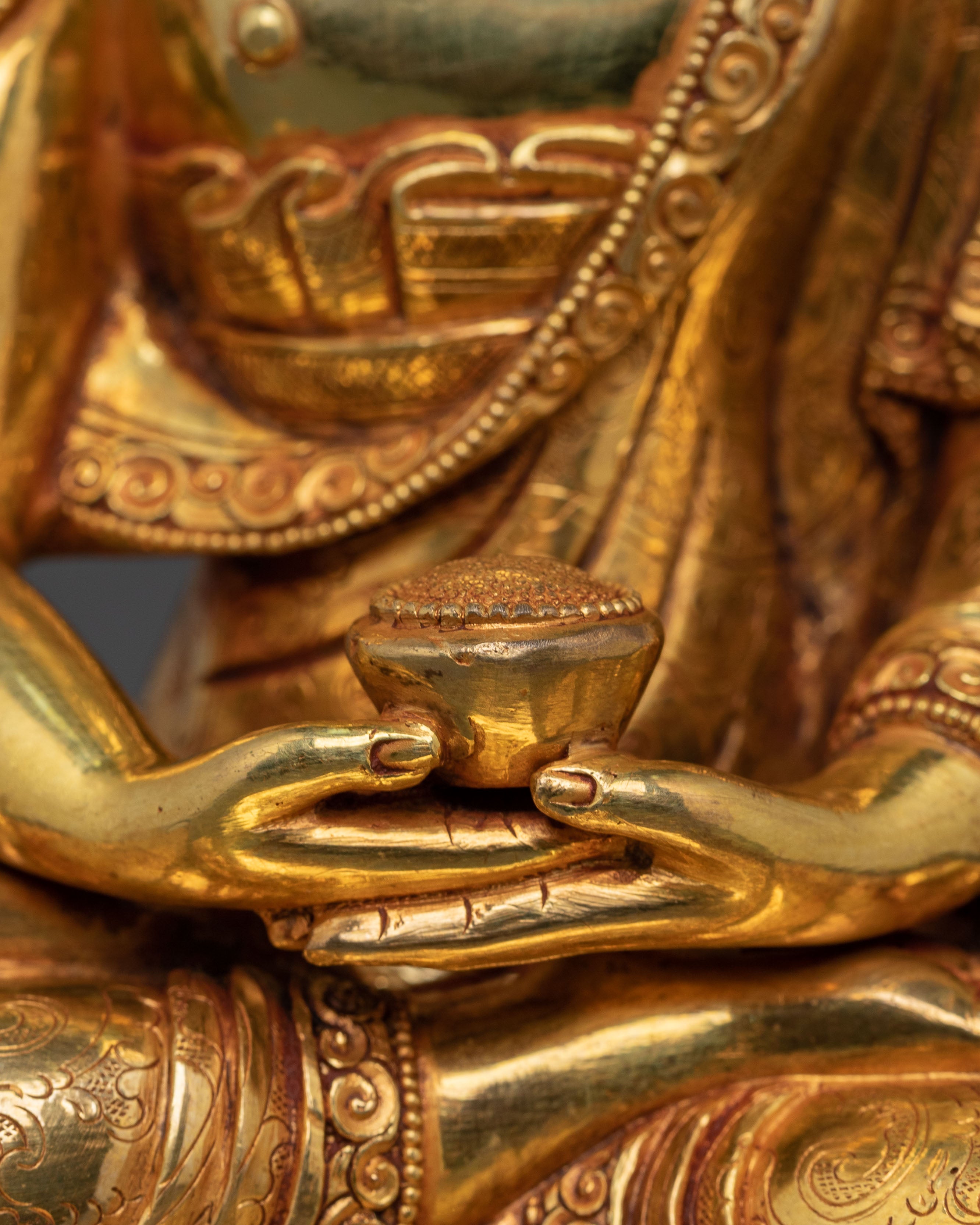 Handmade Amitabha Buddha Meditation Statue