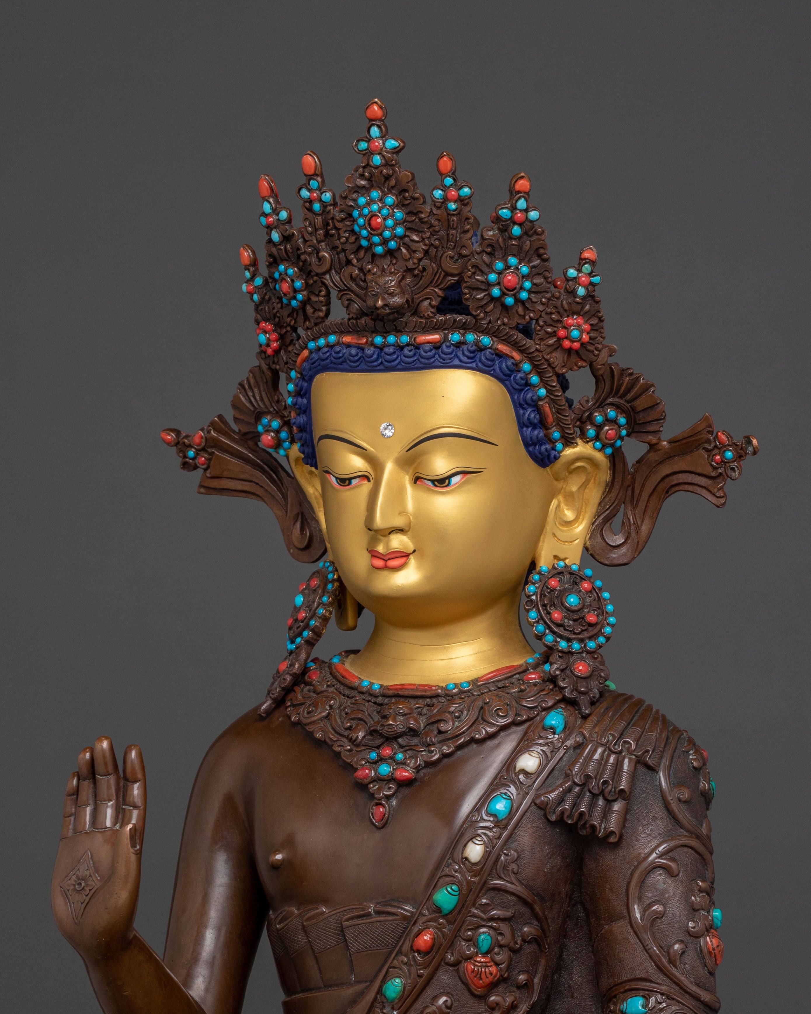 Dipankara Buddha Sacred Figurine | Symbol of Wisdom and Enlightenment