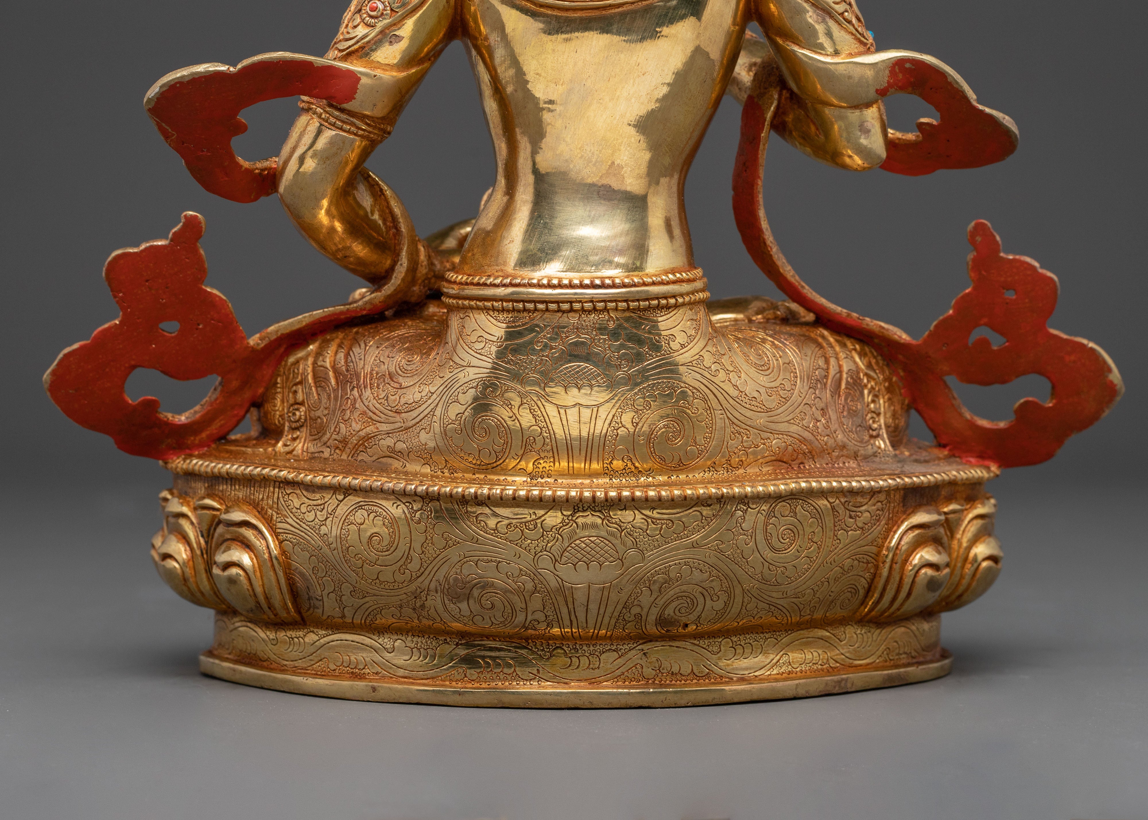 Purification Icon Vajrasattva Golden Statue | Vajrasattva Artwork