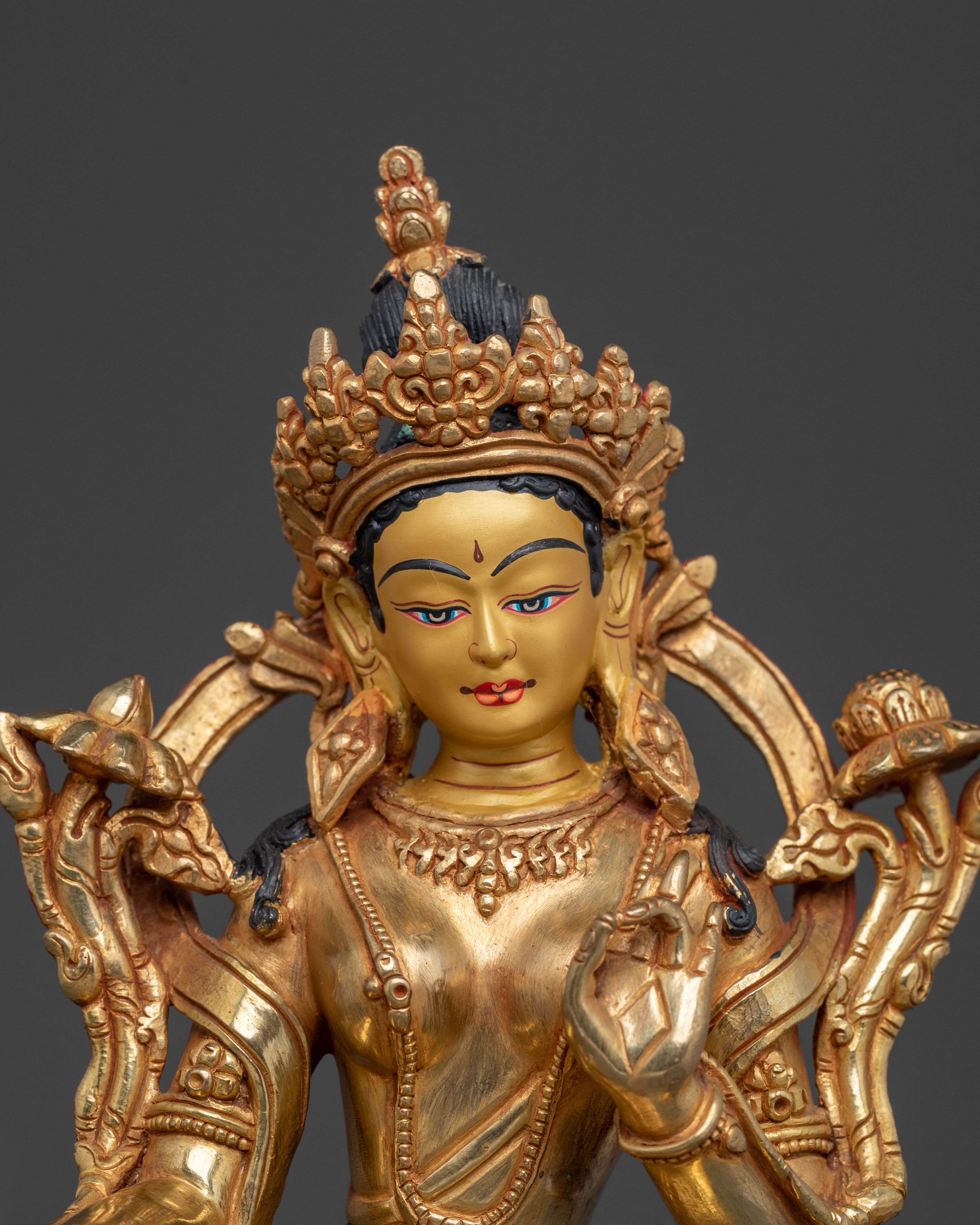 The Compassionate Protector Green Tara Statue