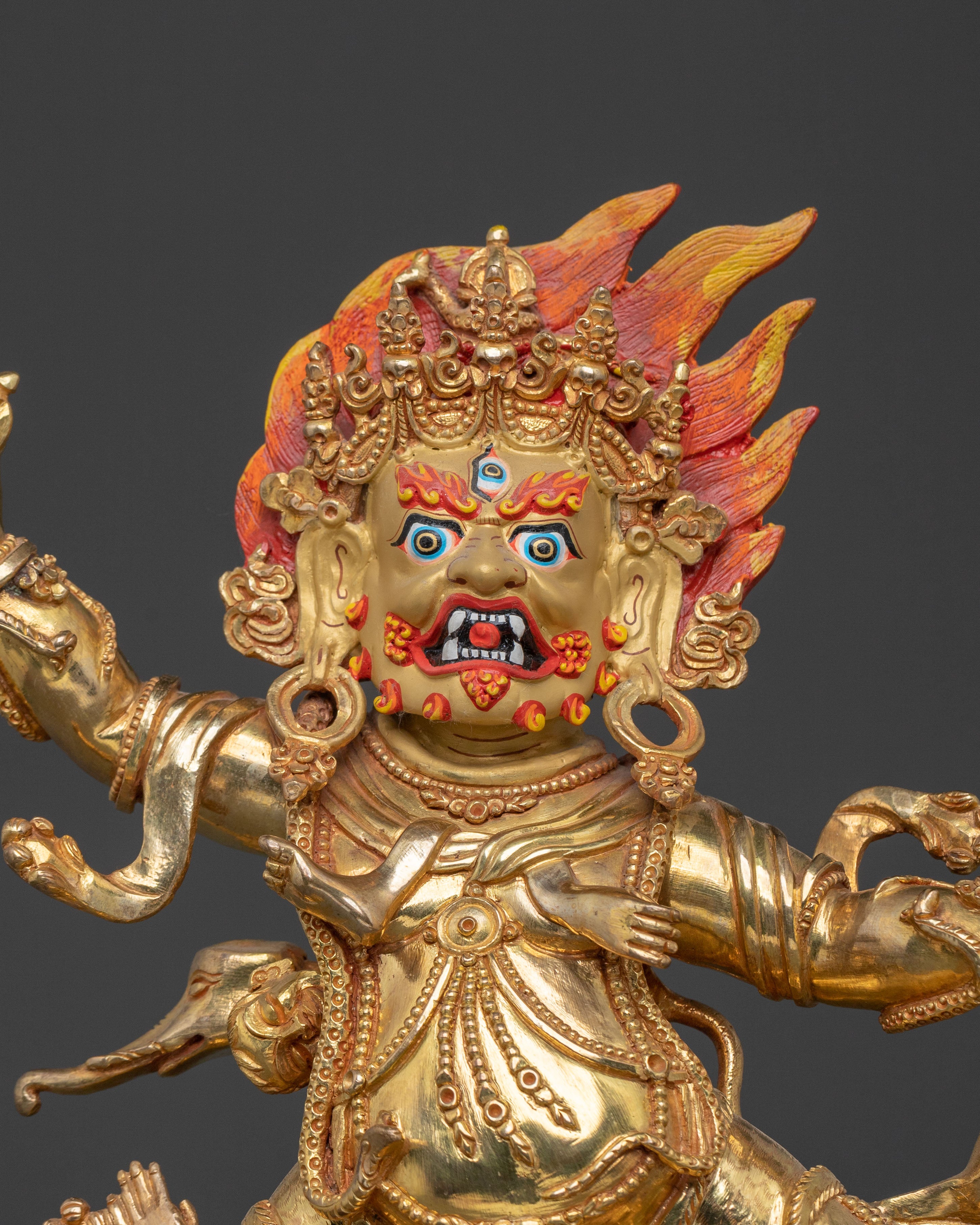 Guru Dragpo Statue | Fiery Protector