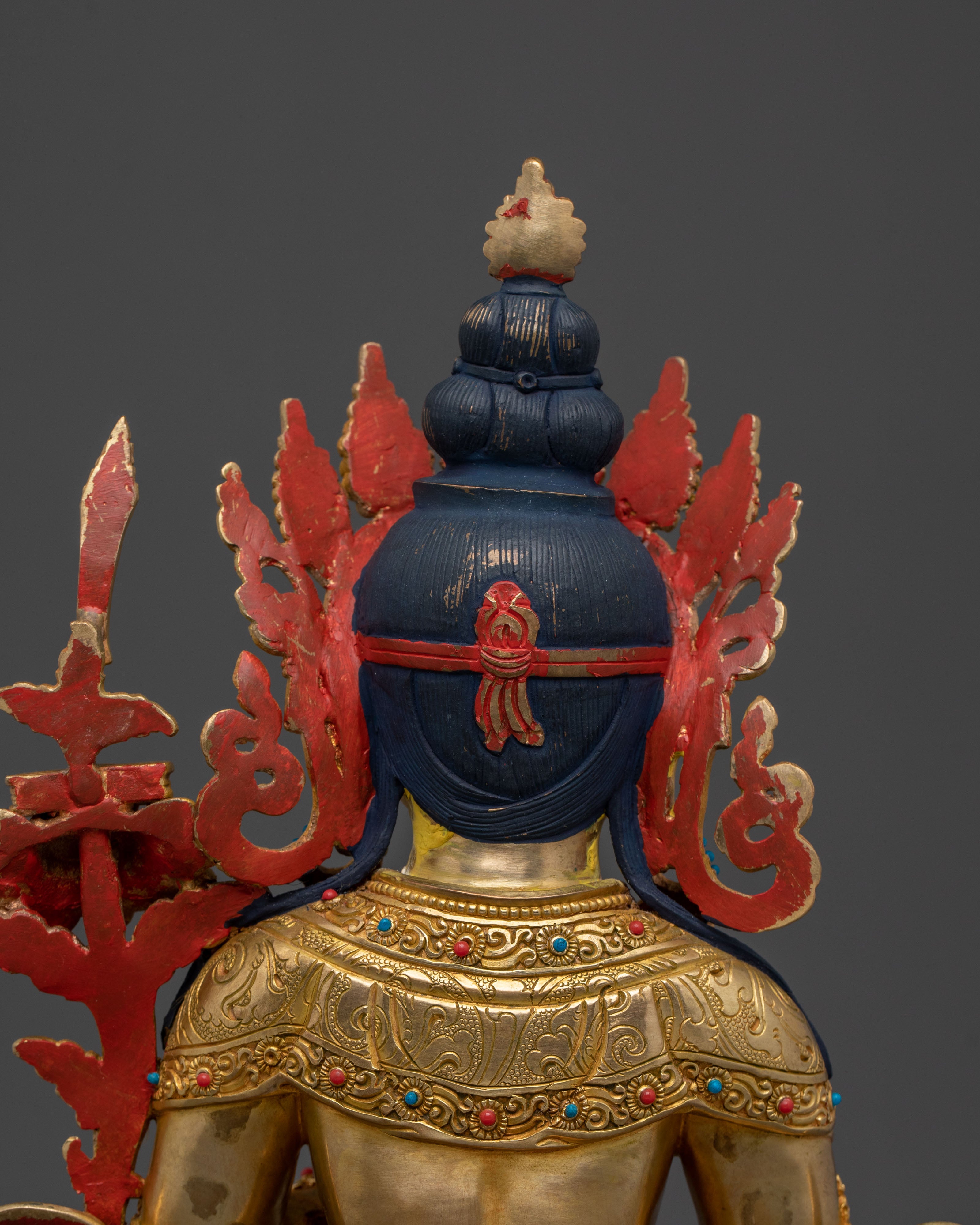 White Tara Tibetan Sculpture | Goddess of Compassion and Longevity
