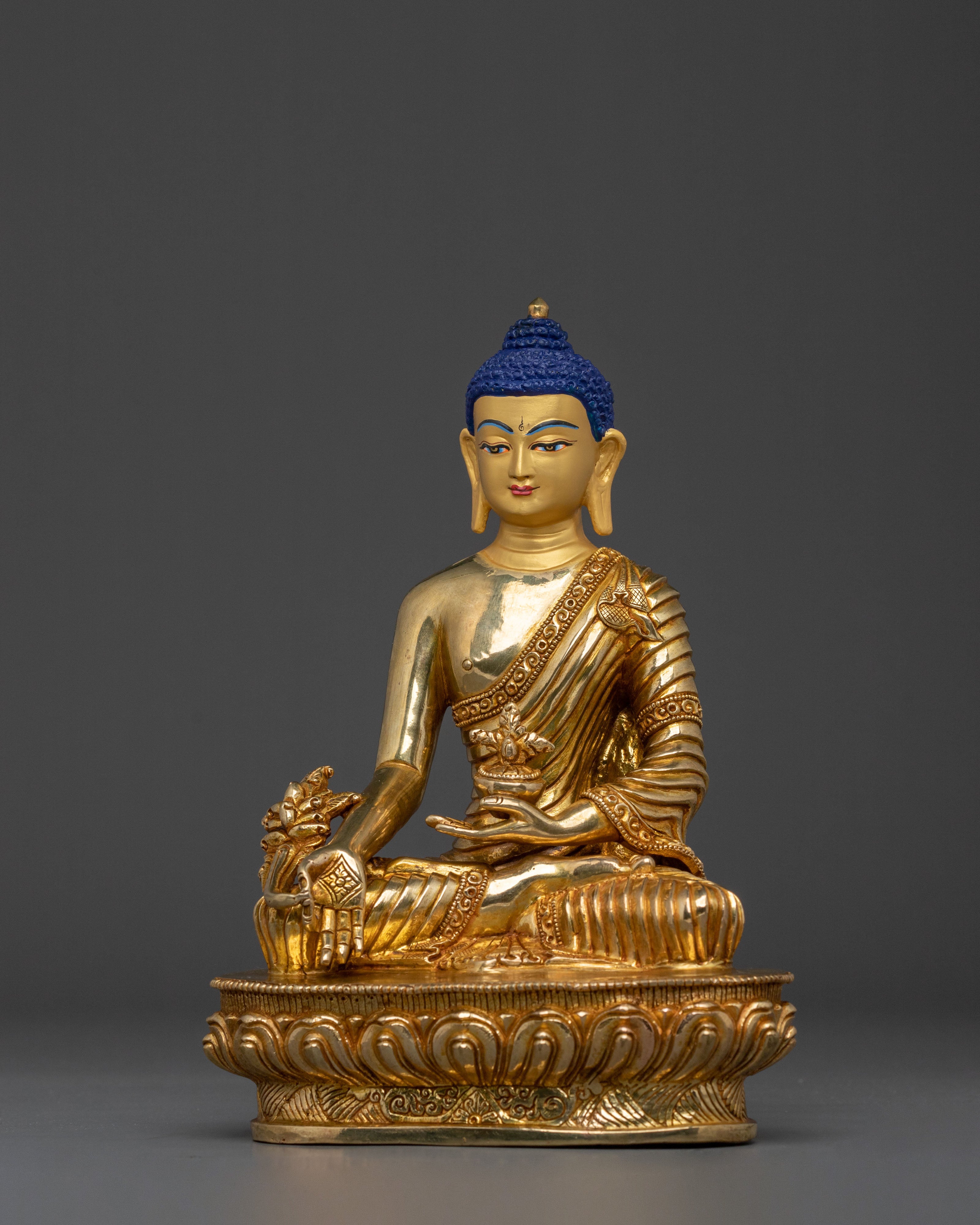 Tibetan Statue of Medicine Buddha | Buddha of Healing & Compassion