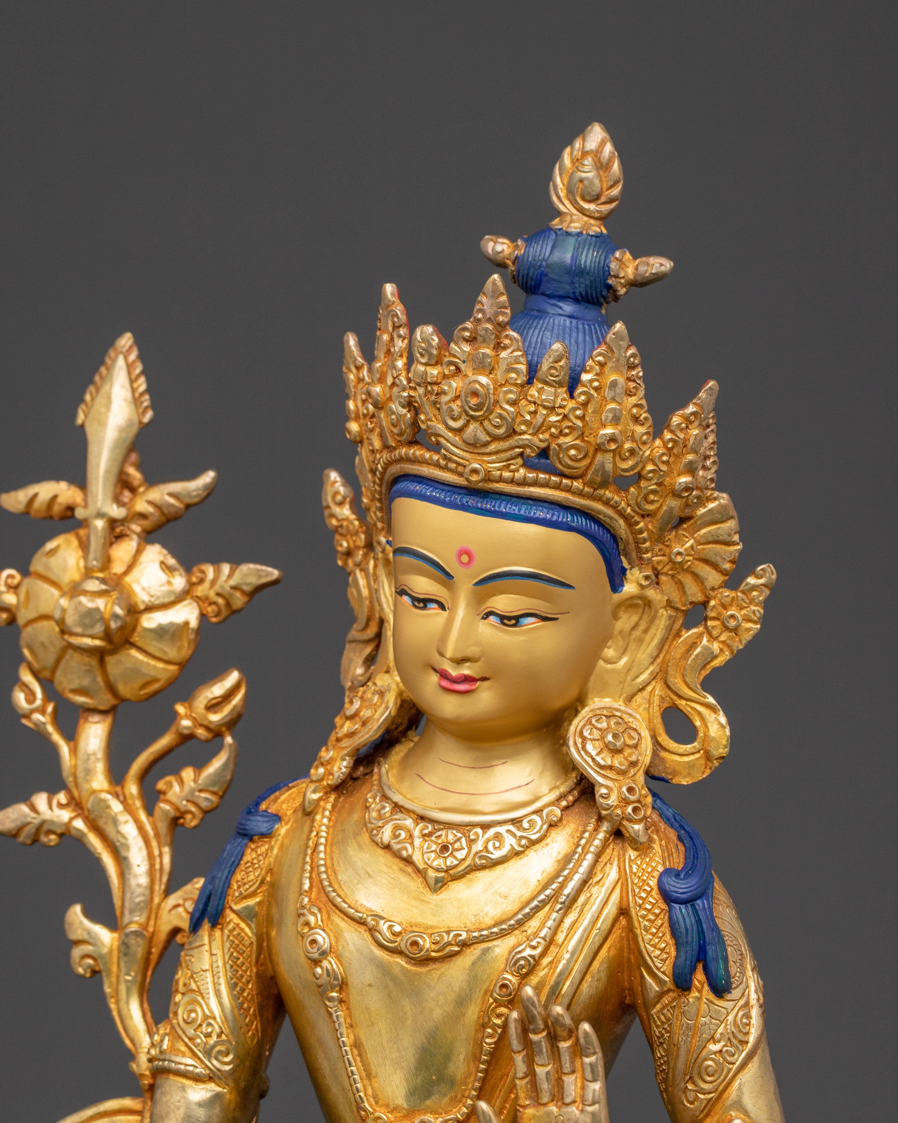 Golden Statue of Bodhisattva | The Compassionate One