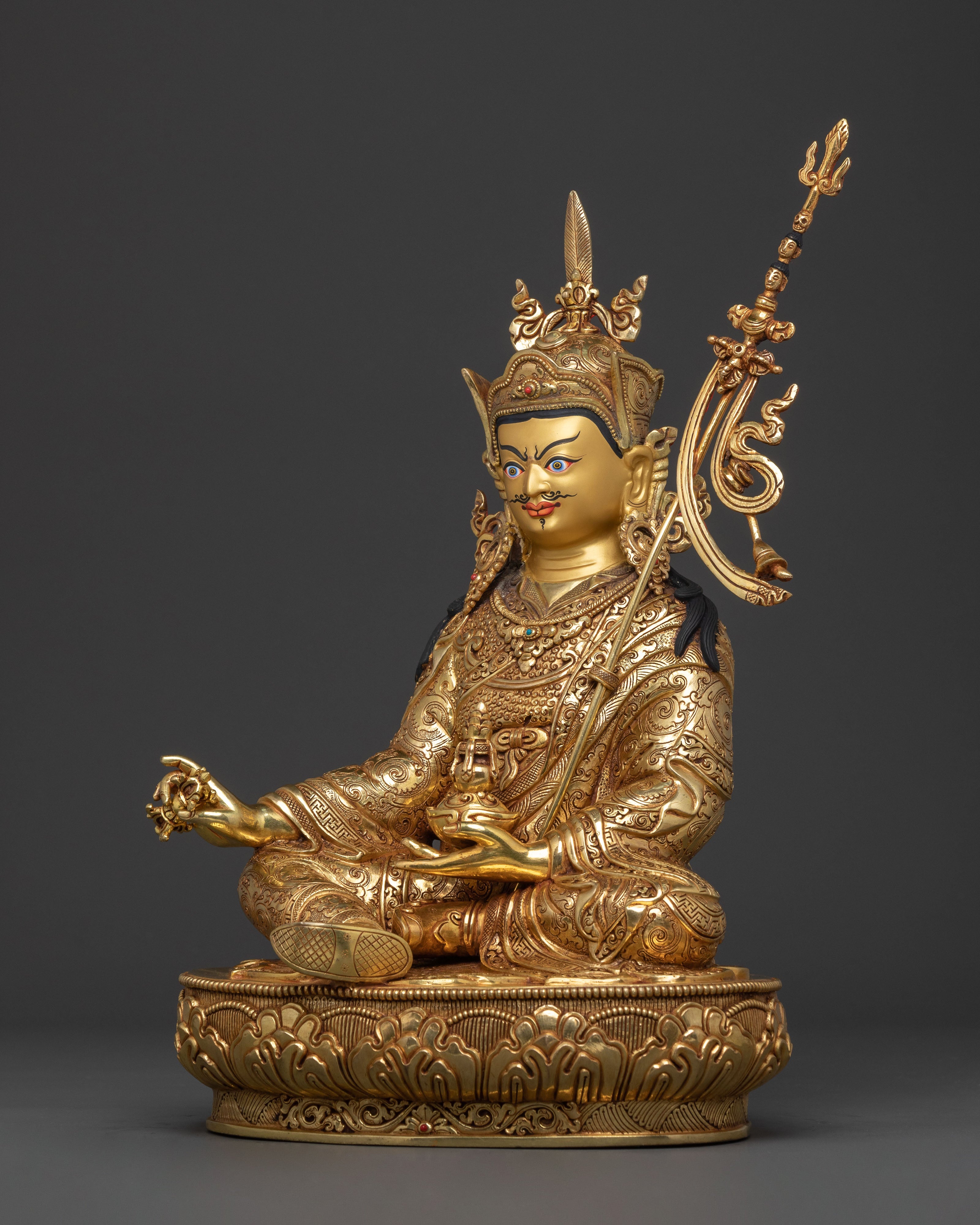 Lotus Born Guru Rinpoche Figure | Home Decor
