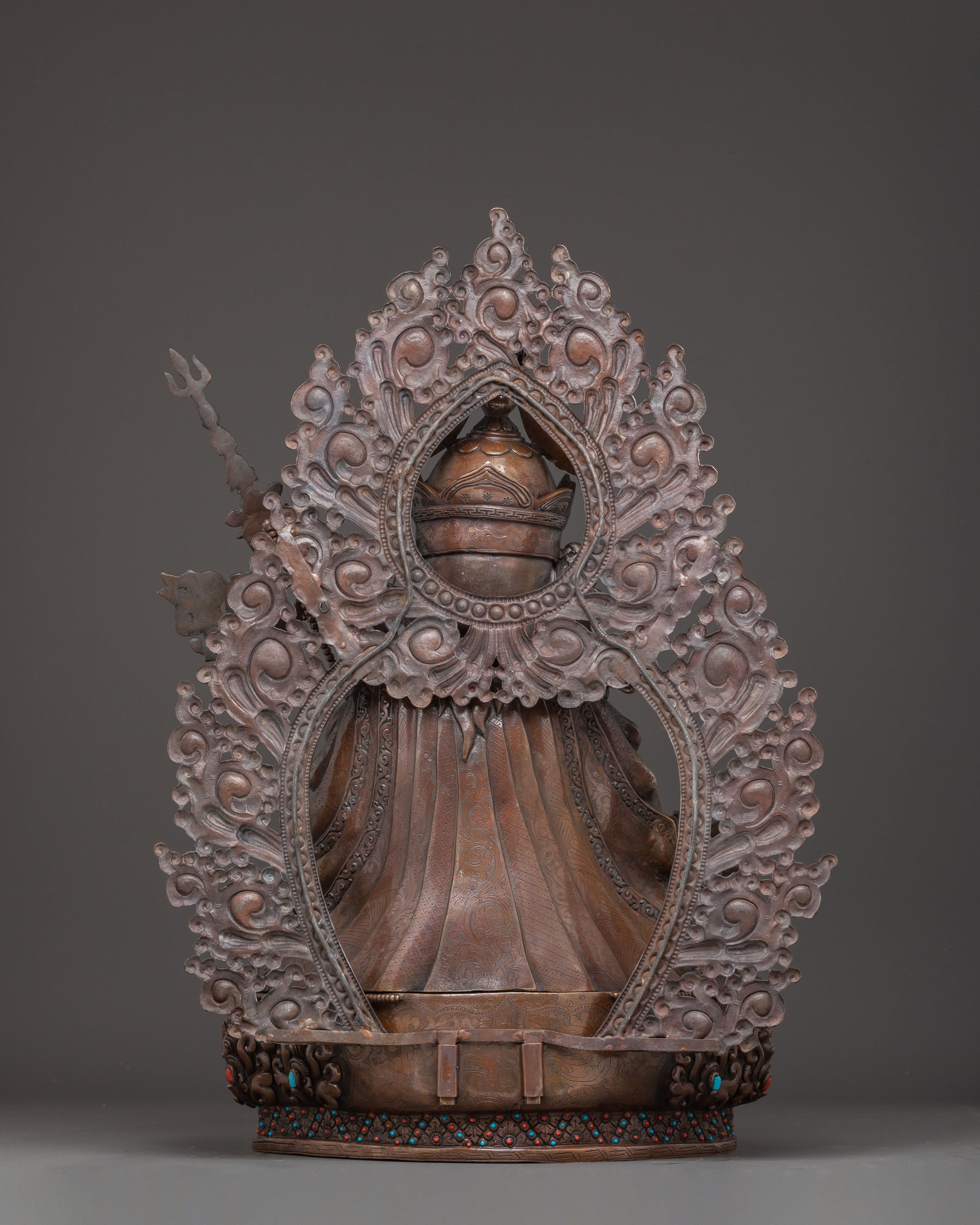 Handmade Guru Rinpoche Statue of Blessing and Power | Padmasambhava Artwork