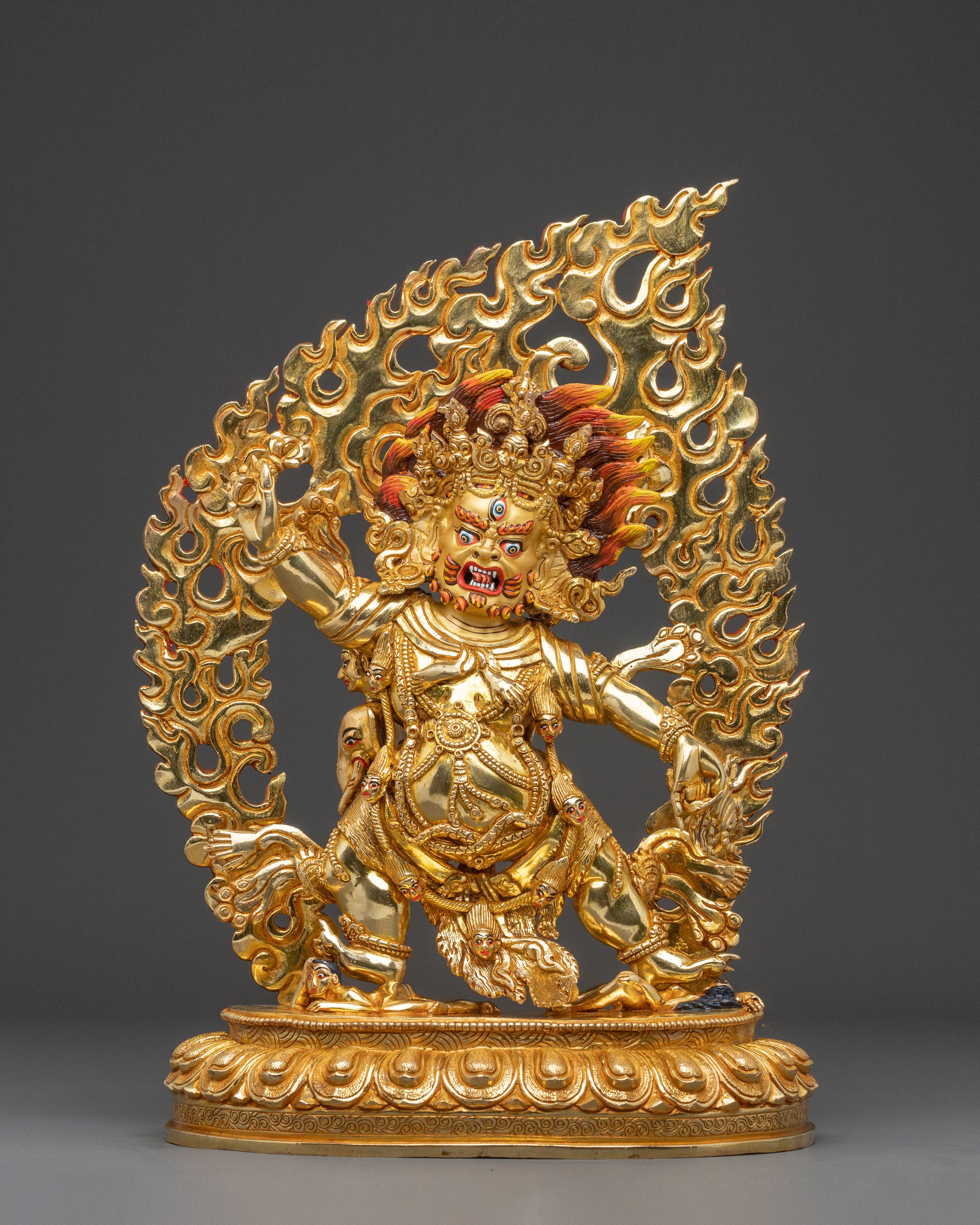 Guru Dragpo Spiritual Statue: Wrathful Protector Art