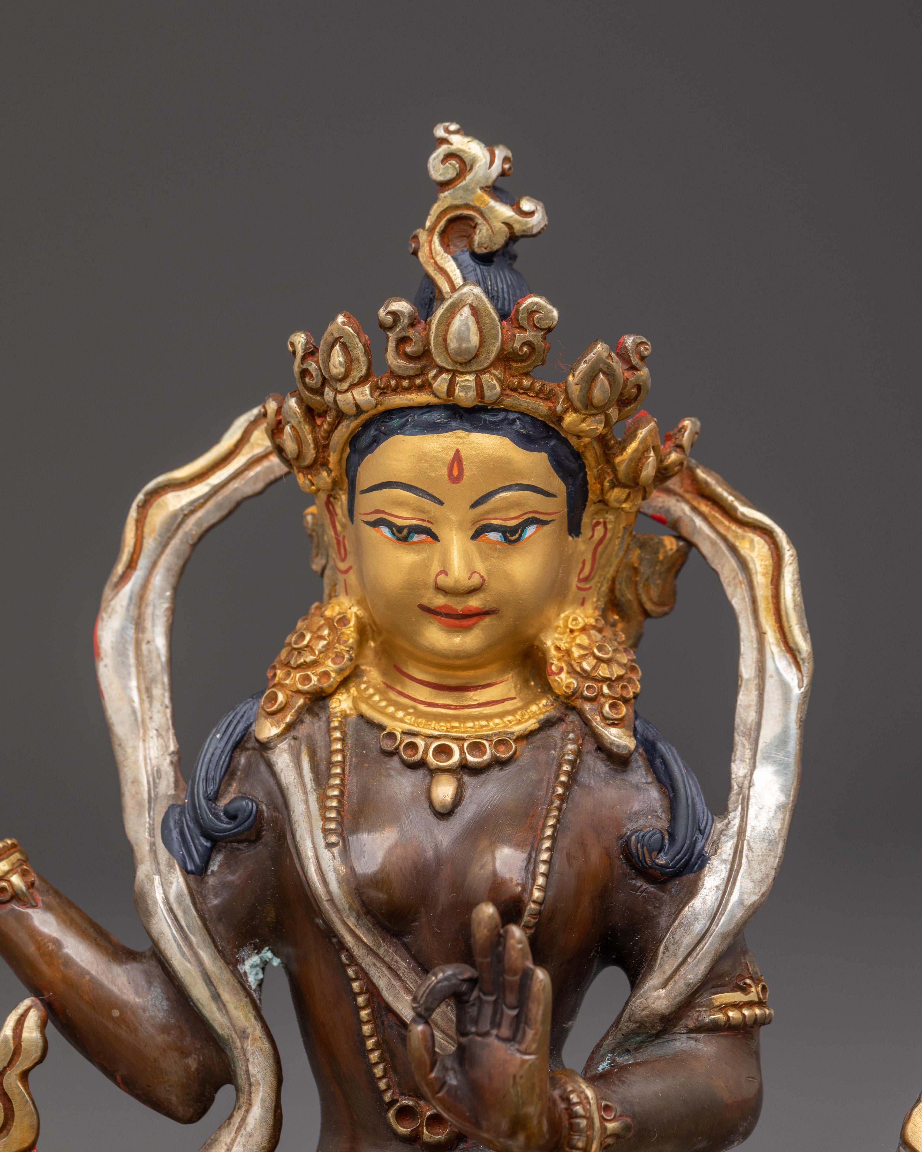 Guru Rinpoche Consorts Statue Set | A Sacred Union of Wisdom and Compassion