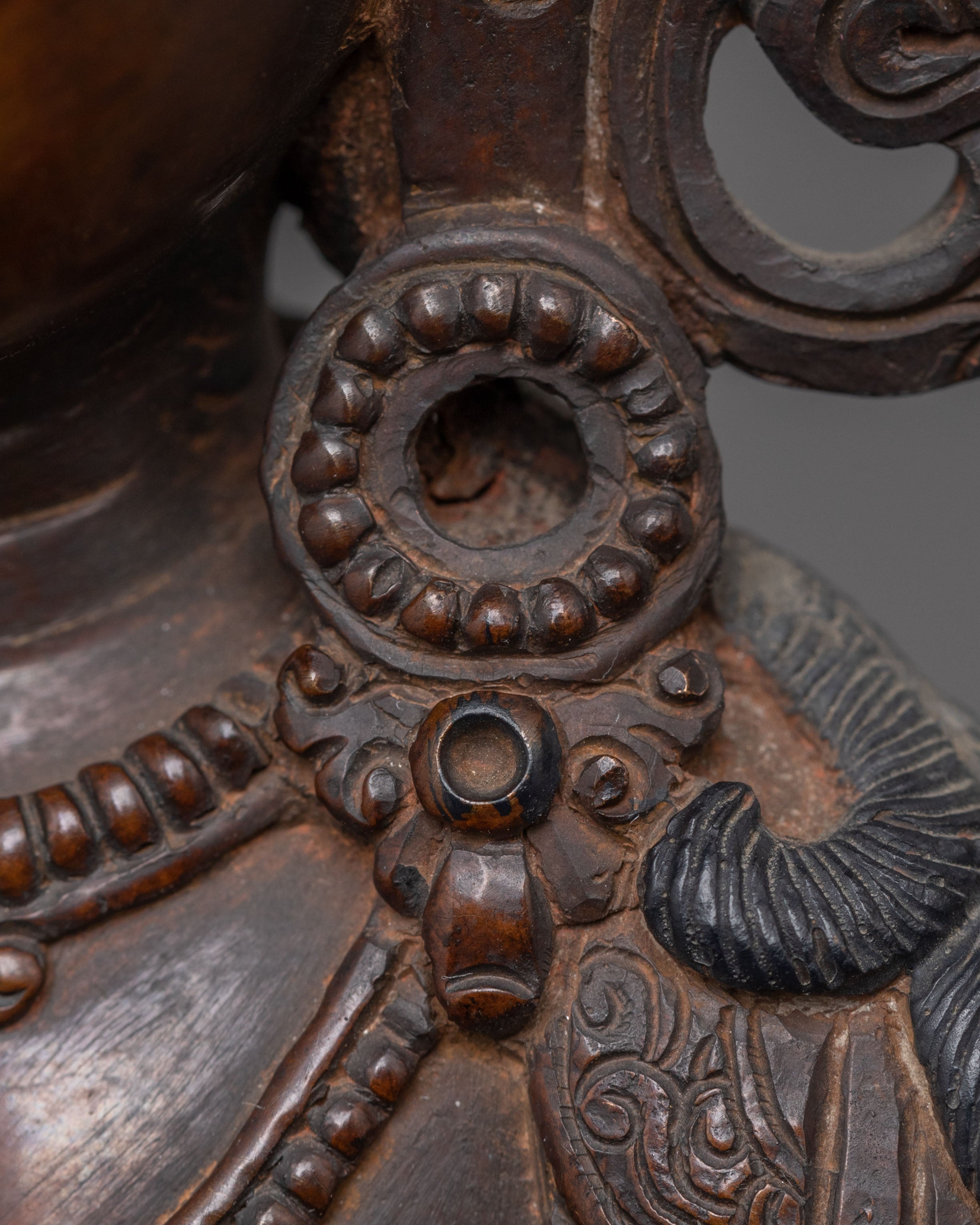 Handcrafted Manjushri Statue of Power and Wisdom