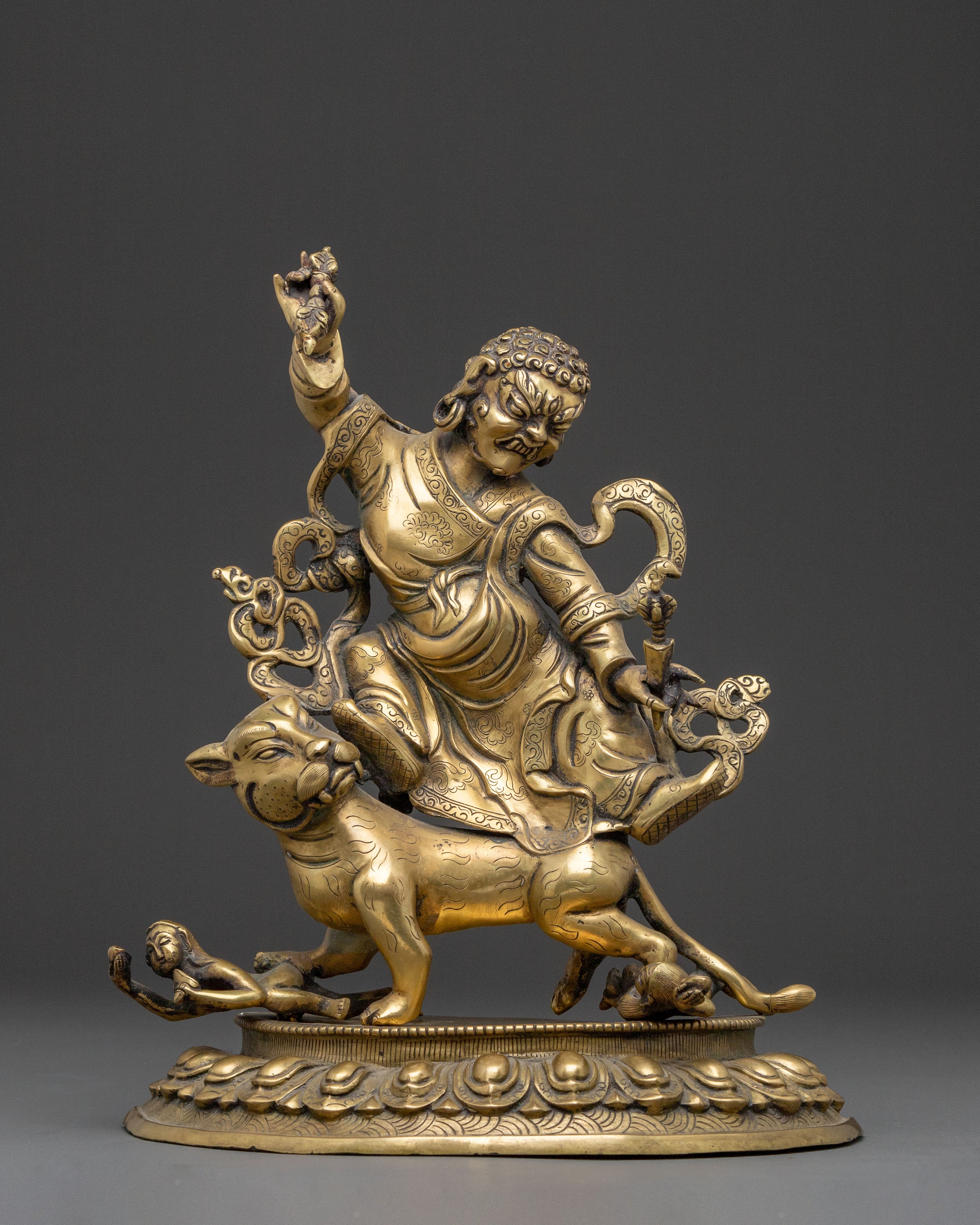 Dorje Drollo Protector Statue | Bronze Craftsmanship