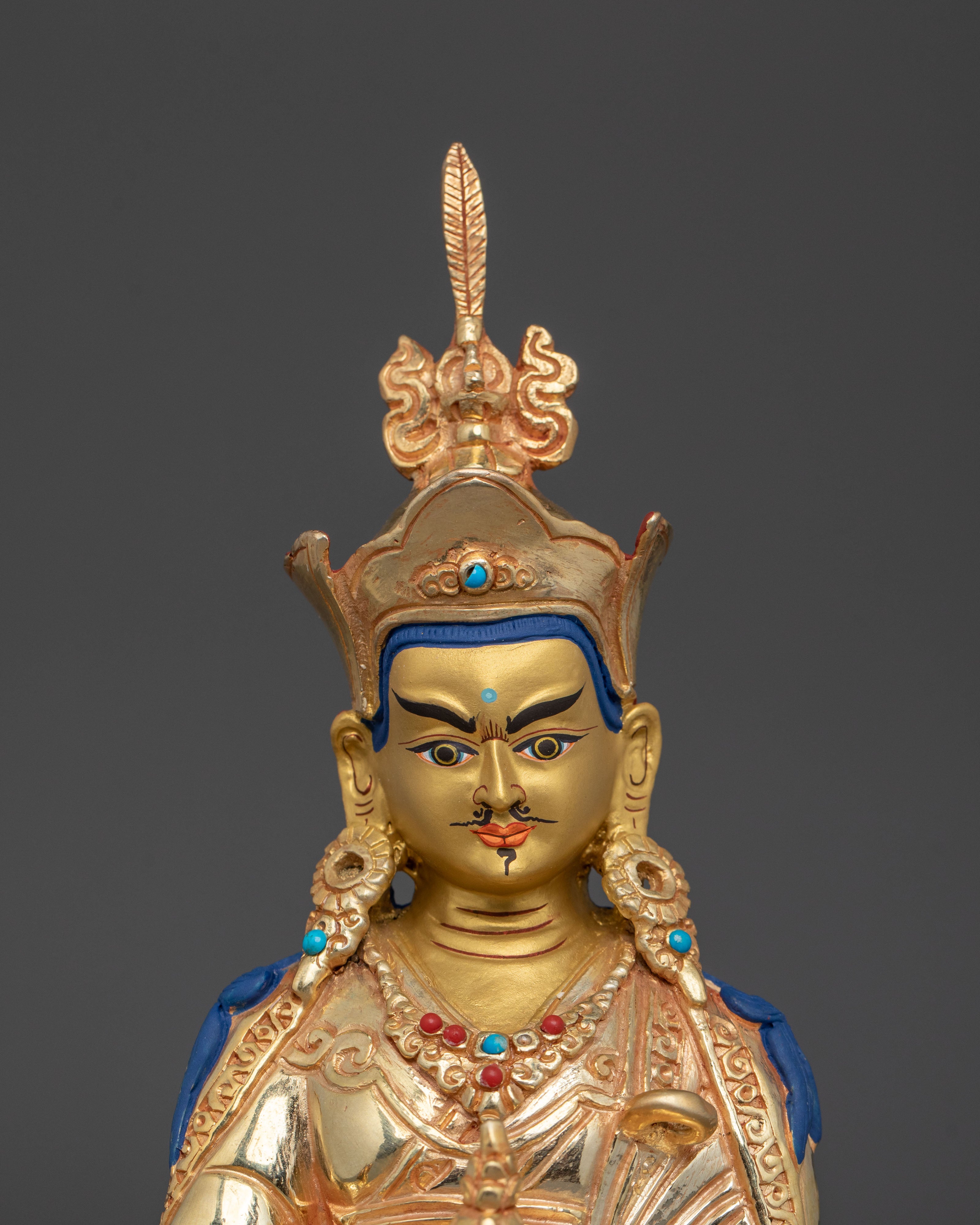 Handcrafted Guru Rinpoche Statue | Buddhist Figurine