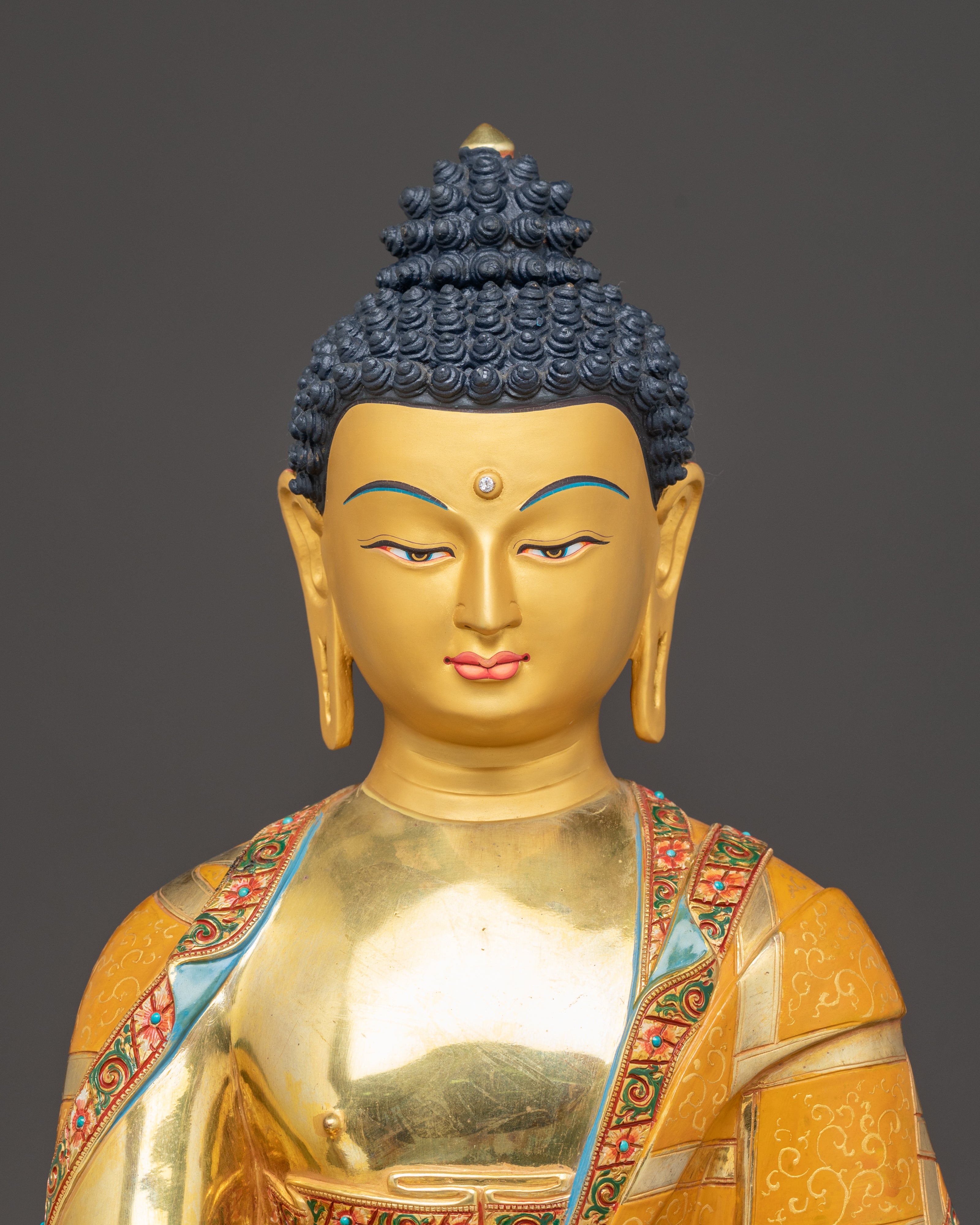 Golden Healing Statue of Medicine Buddha | Divine Healer