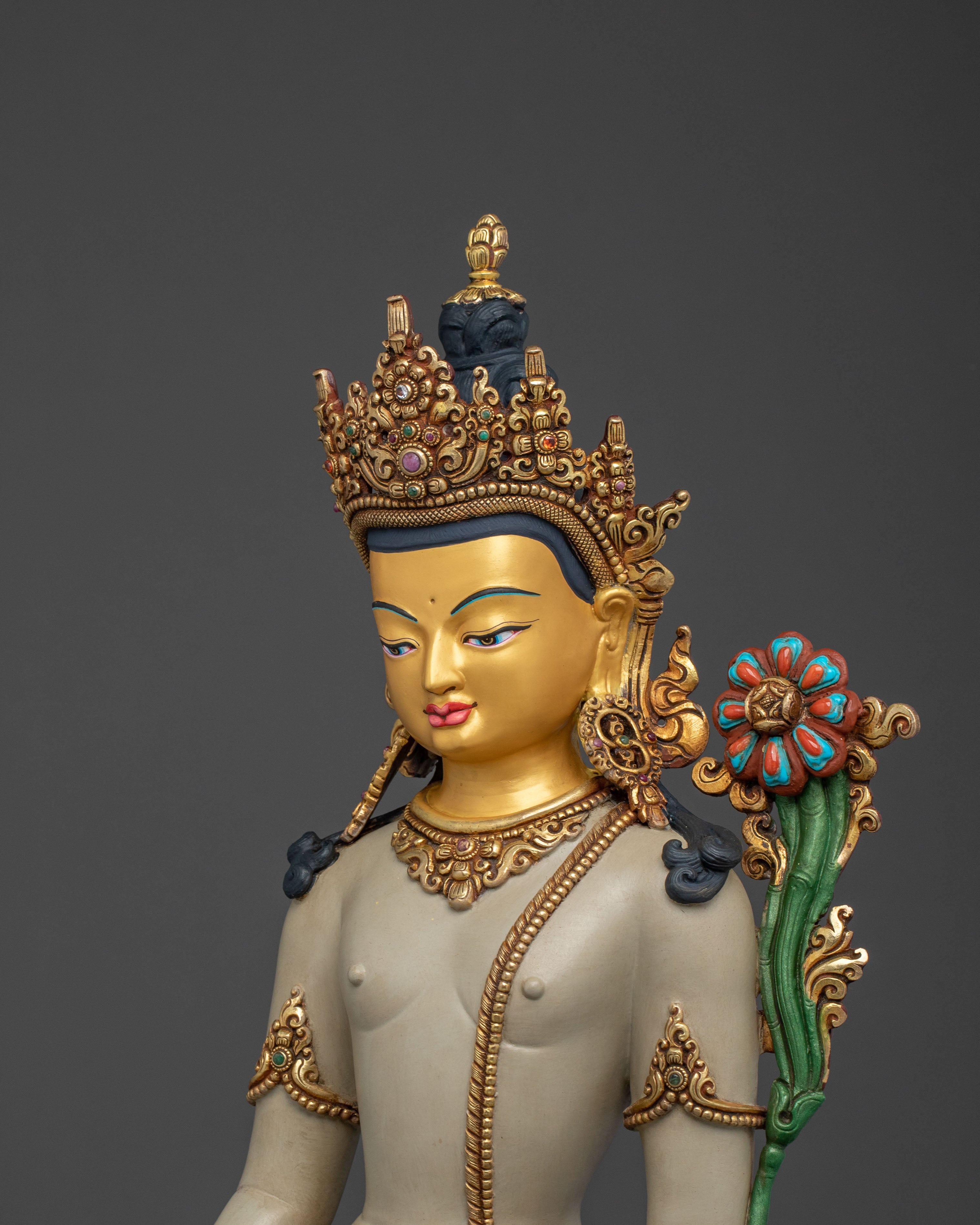 Traditional Padmapani Handmade Statue | Home Decor