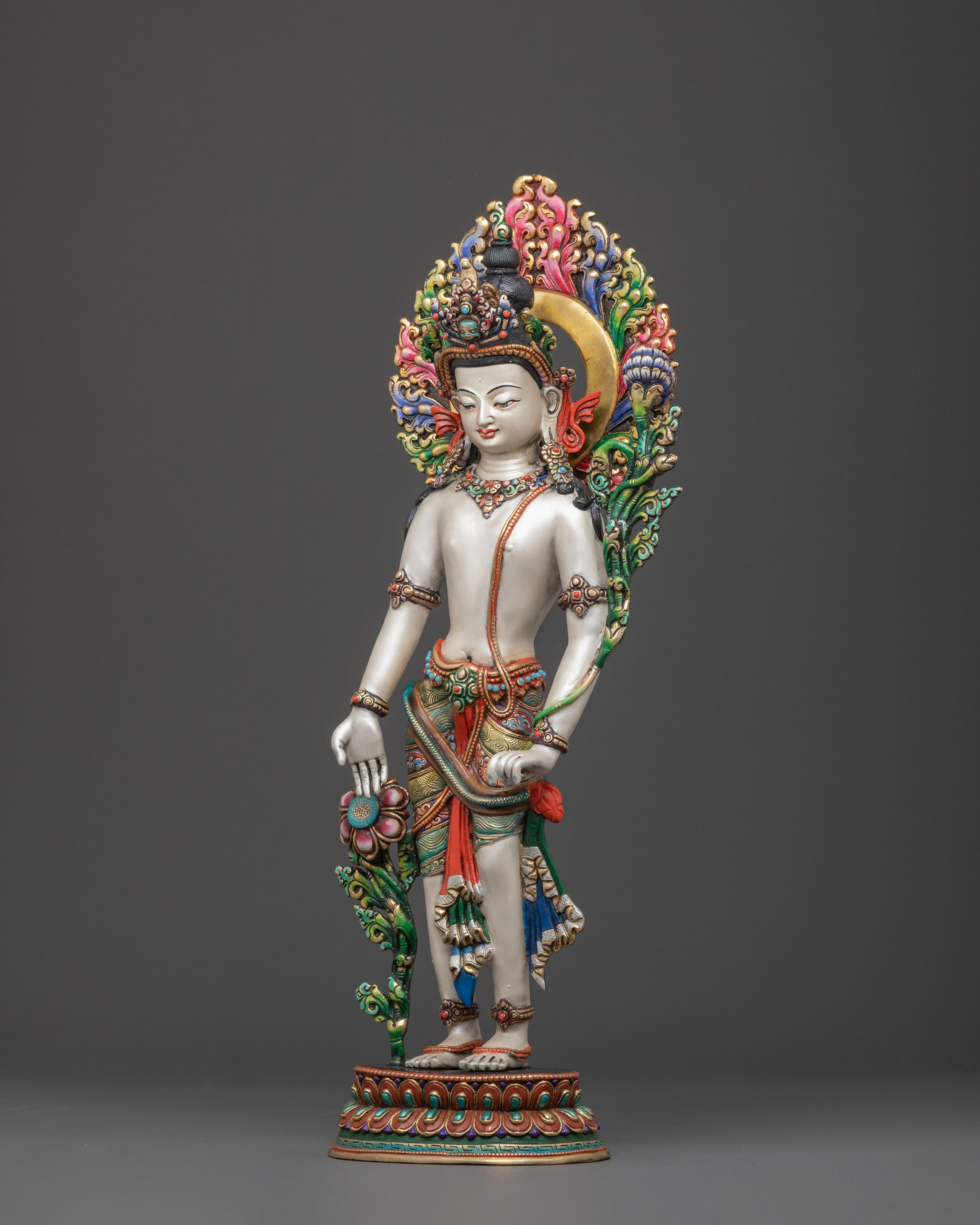 Padmapani Divine Statue for Rituals | Symbol of Tranquility