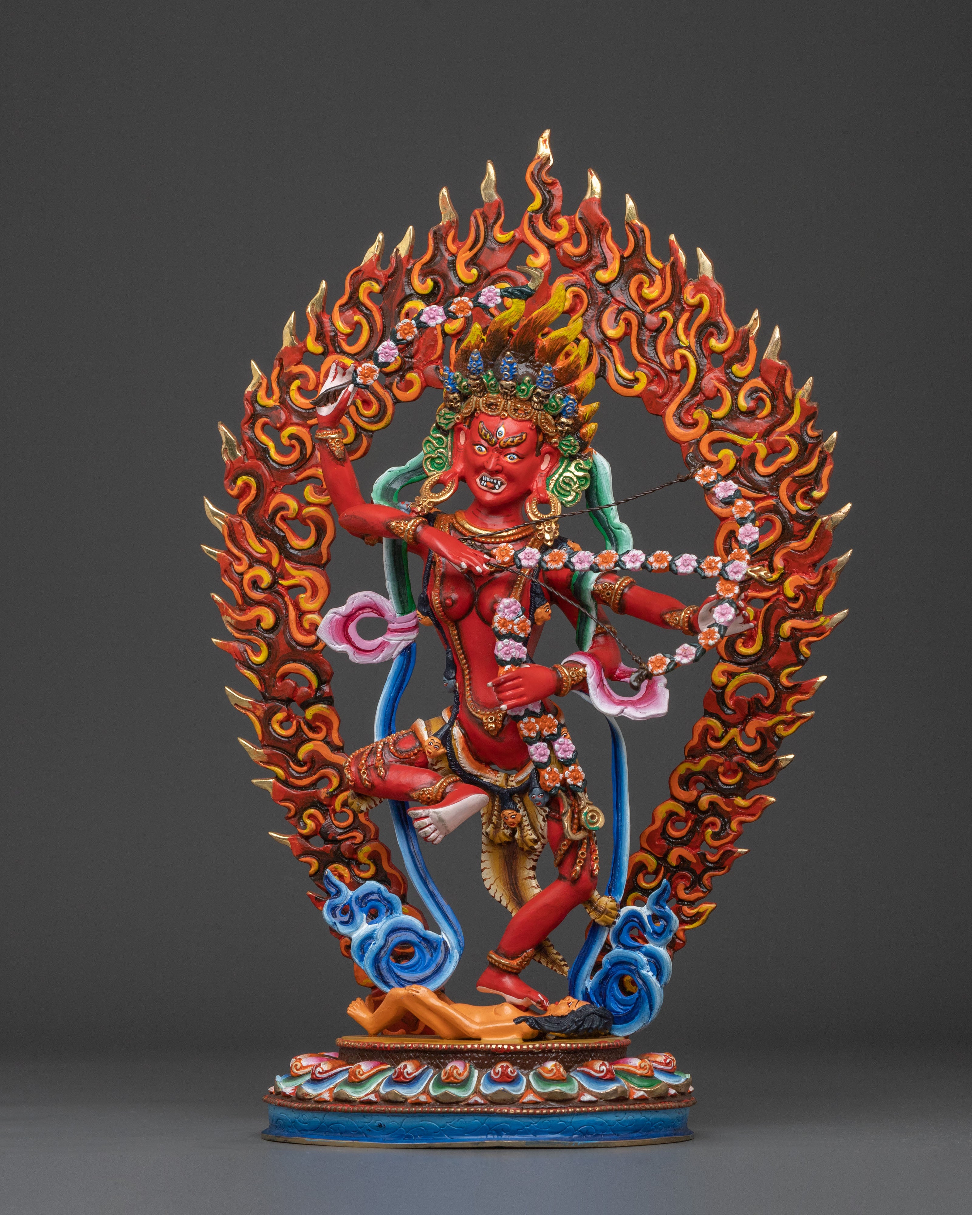 Kurukulla Sacred Figurine | Tibetan Buddhist Decor