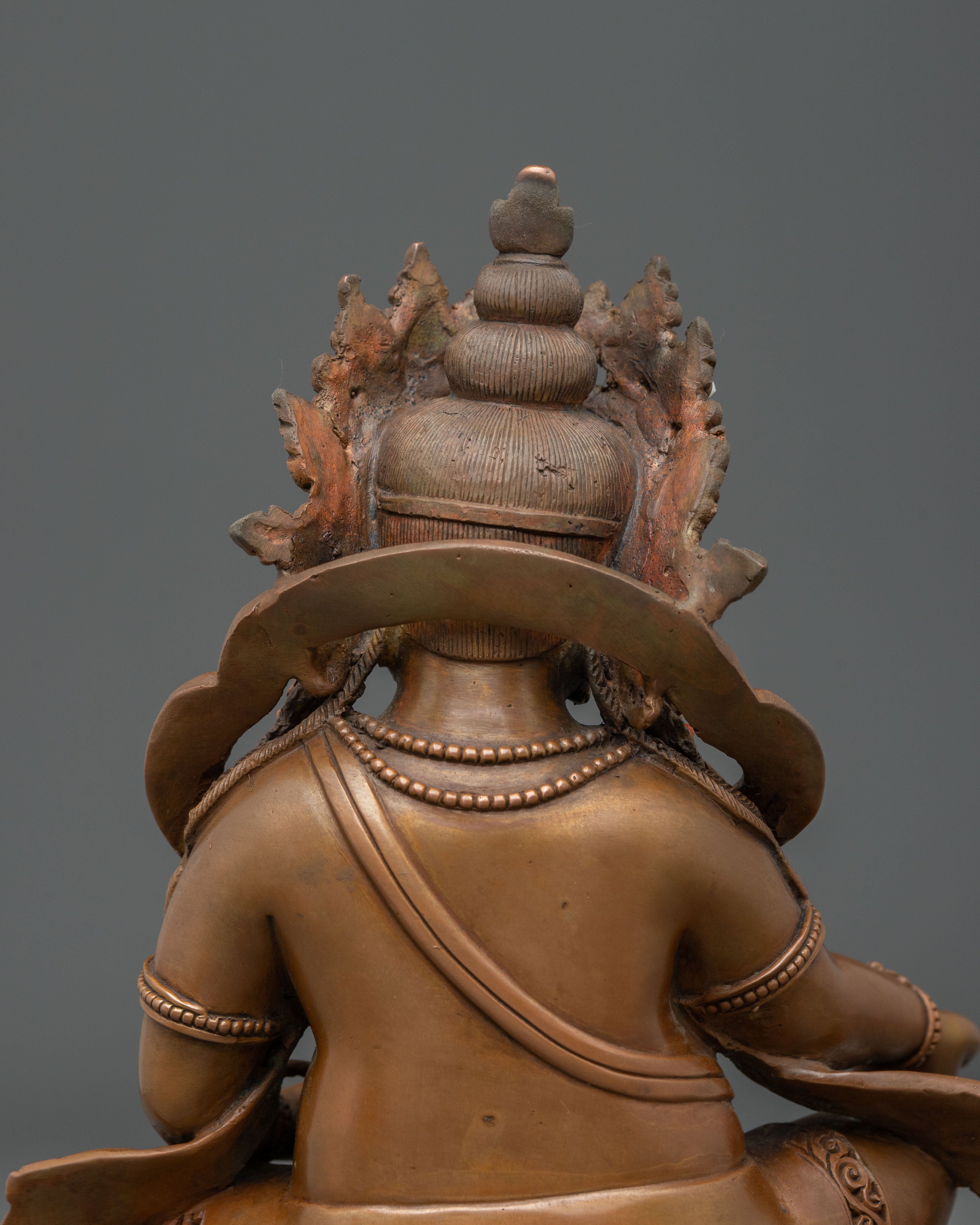 Dzambhala Handmade Sculpture: Deity of Wealth and Prosperity