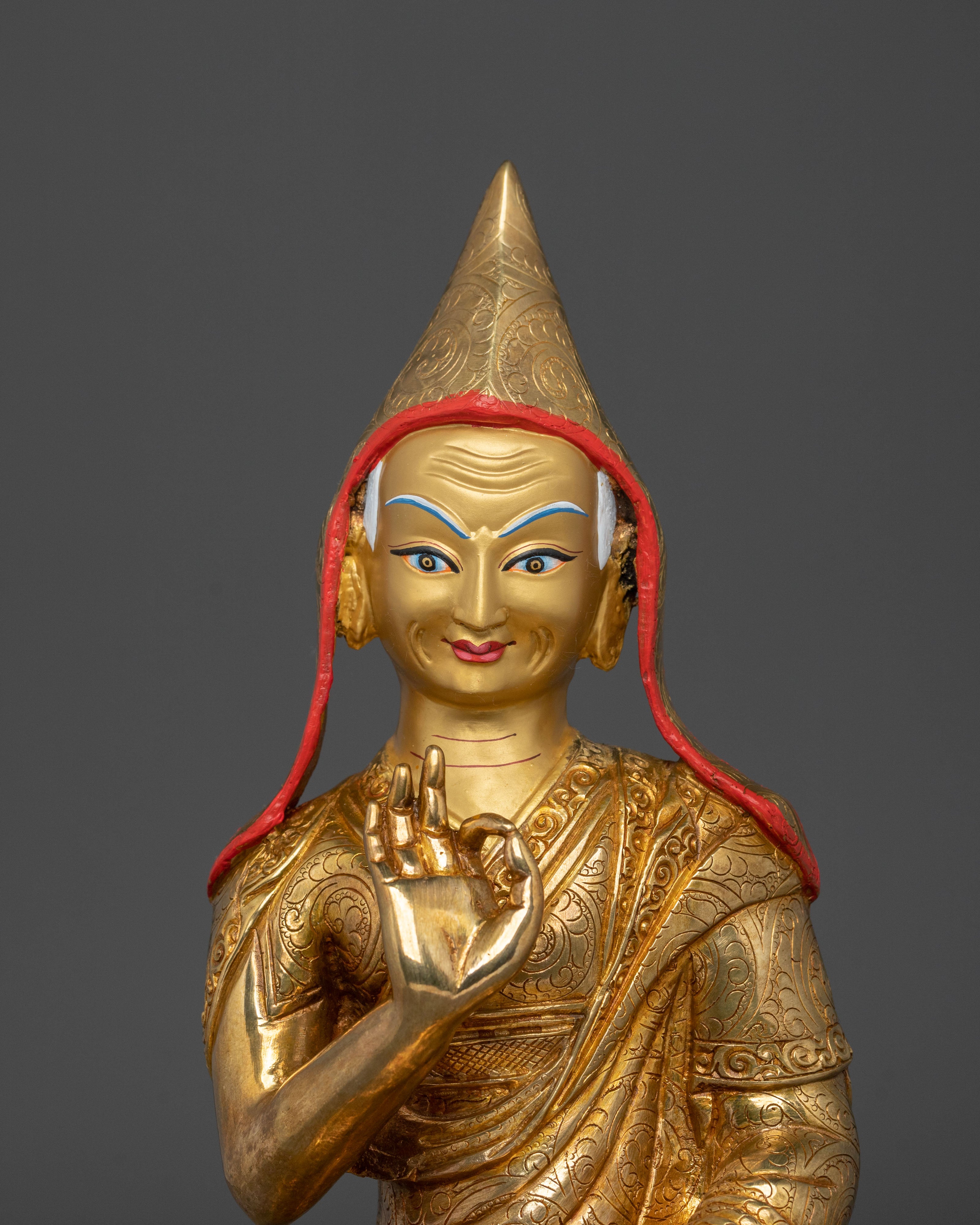 Disciples of Tsongkhapa Statue Set | Sacred Tibetan Art