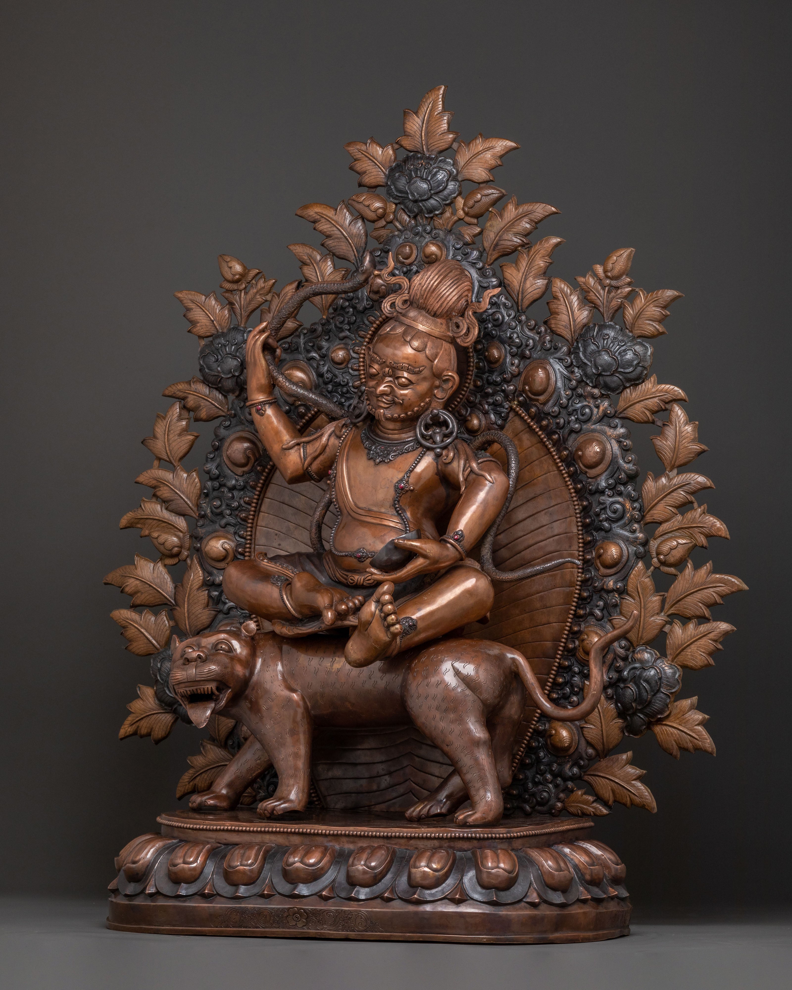 Dombi Heruka Meditation Statue – Oxidized Copper Statue