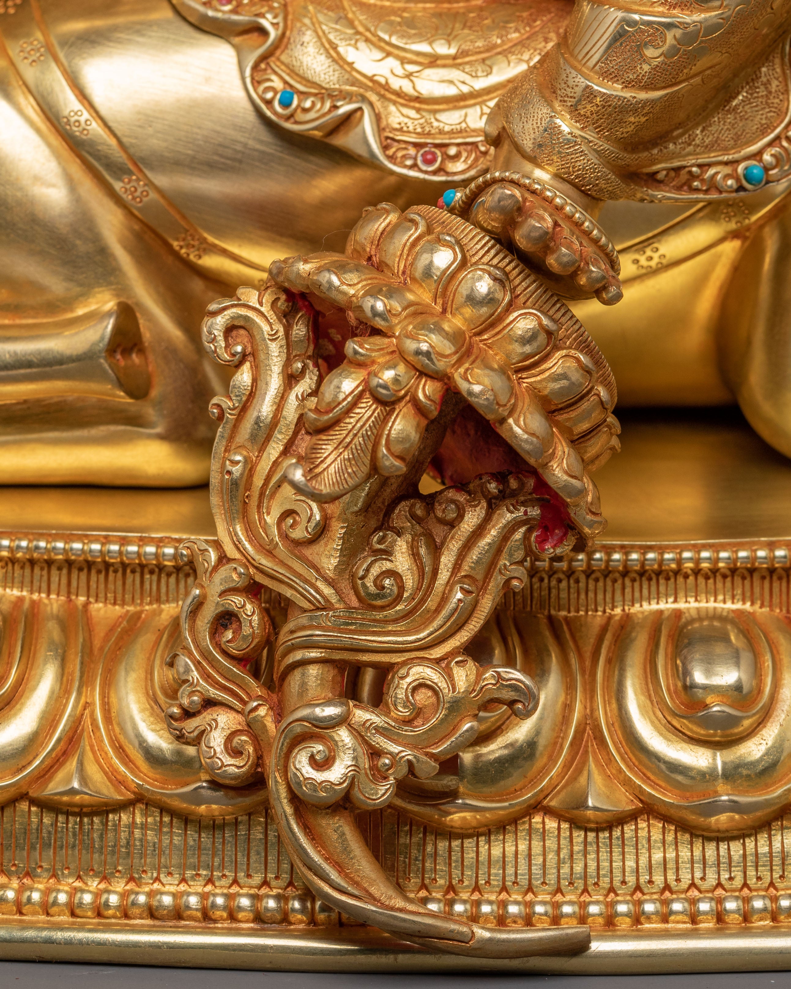 Samantabhadra Golden Statue | Altar Decor