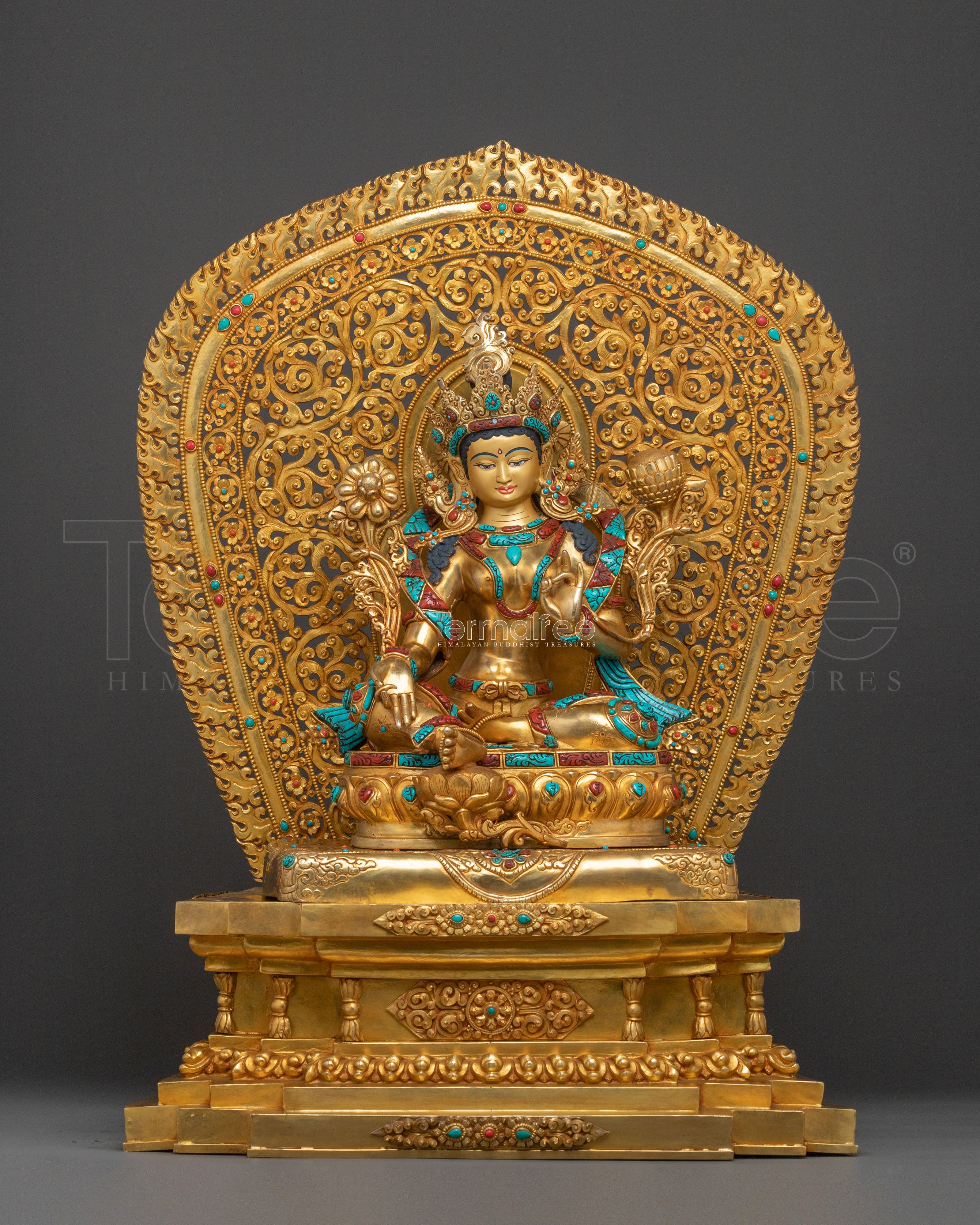 Green Tara Statue