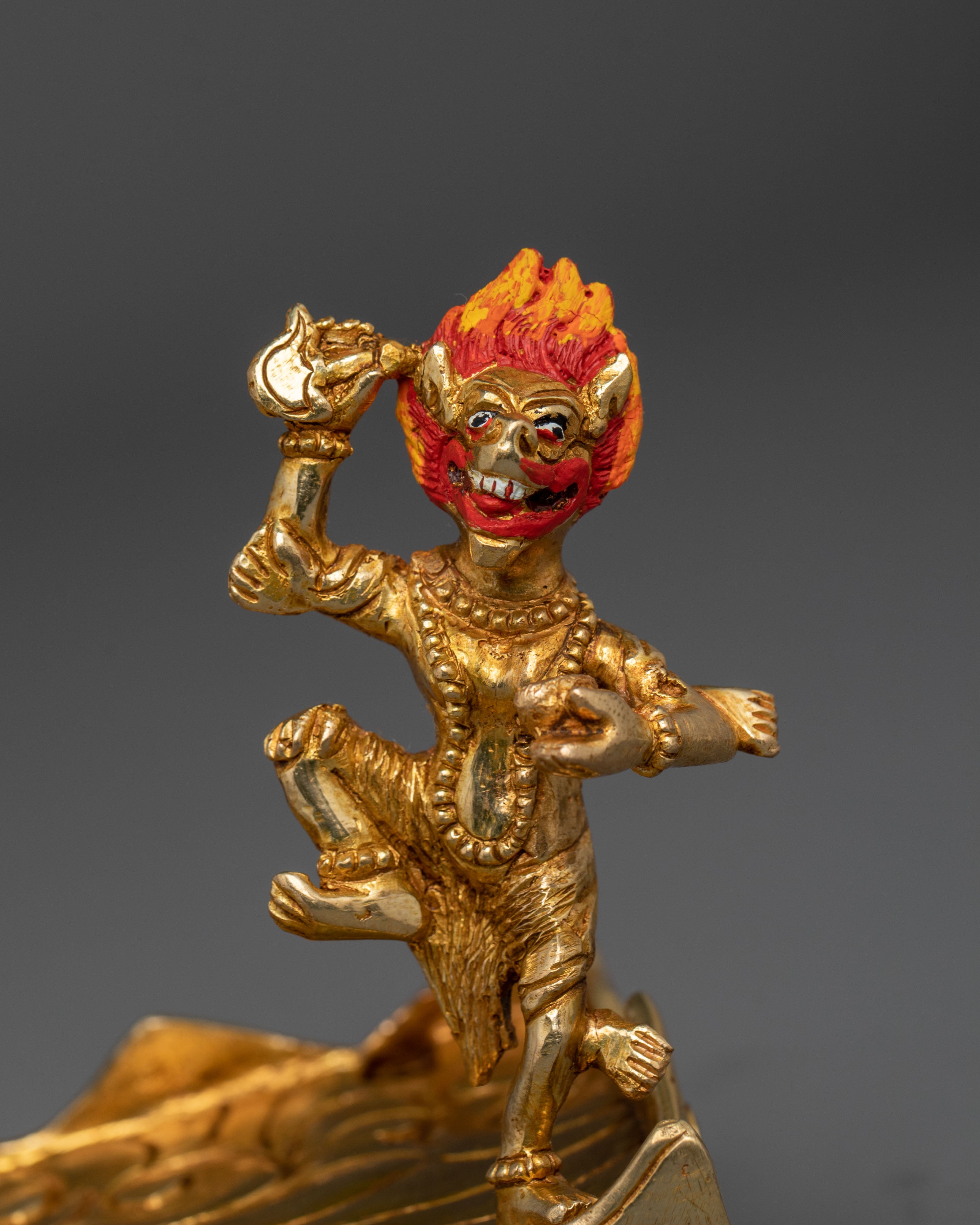 Shri Devi Himalayan Statue | 24K Gold Gilded Figurine