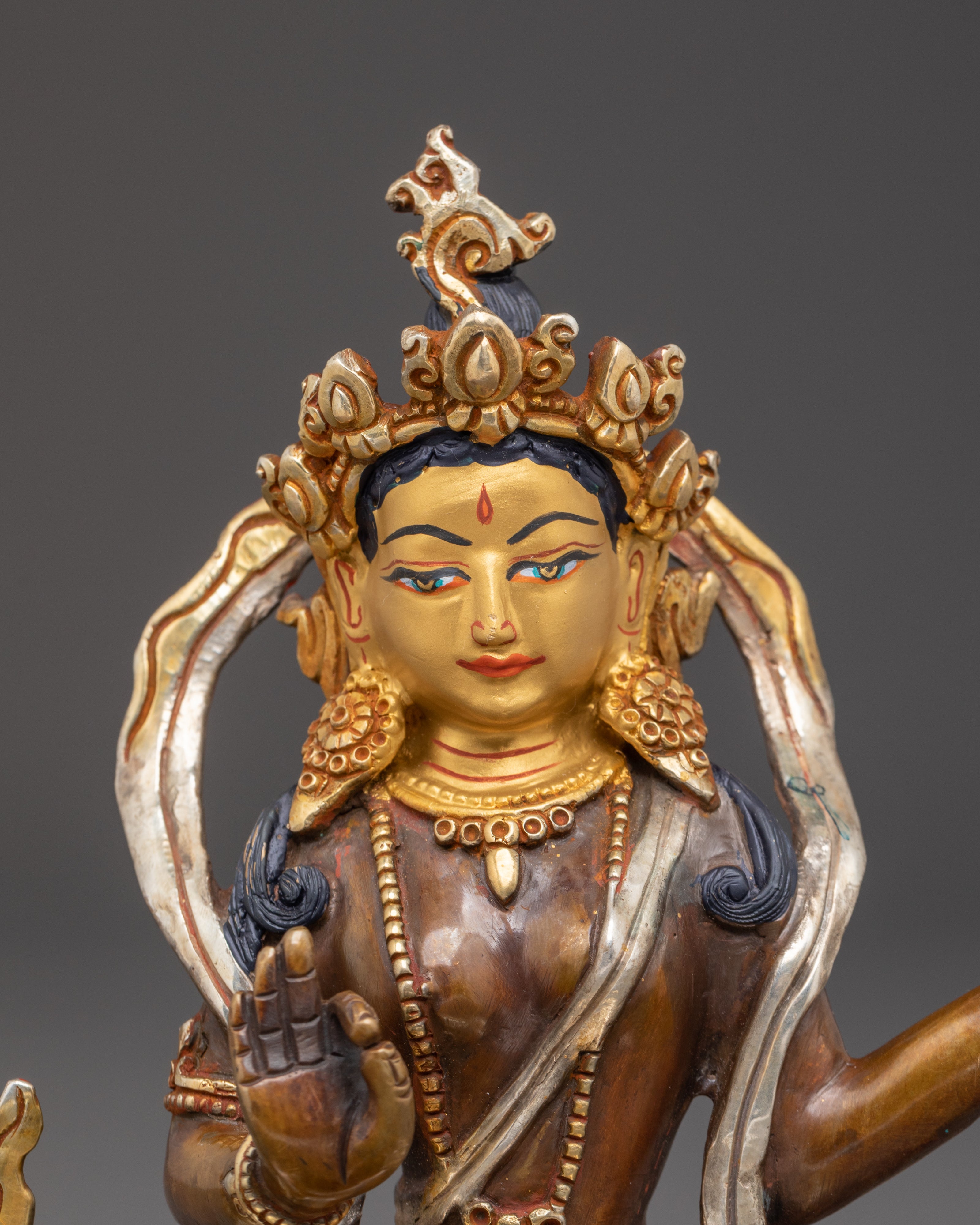 Guru Rinpoche Consorts Statue Set | A Sacred Union of Wisdom and Compassion