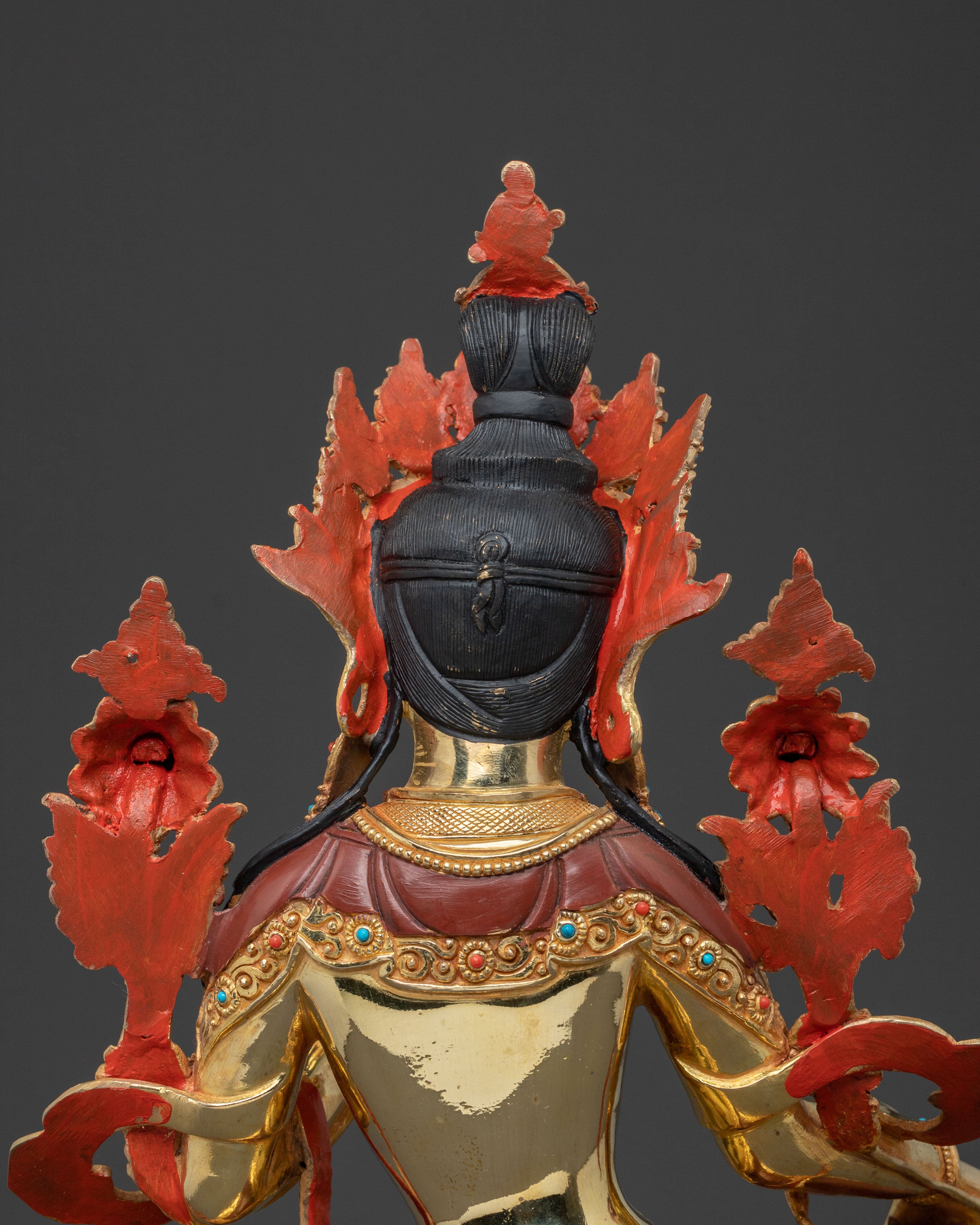 Green Tara Meditation Statue | Handcrafted Serenity