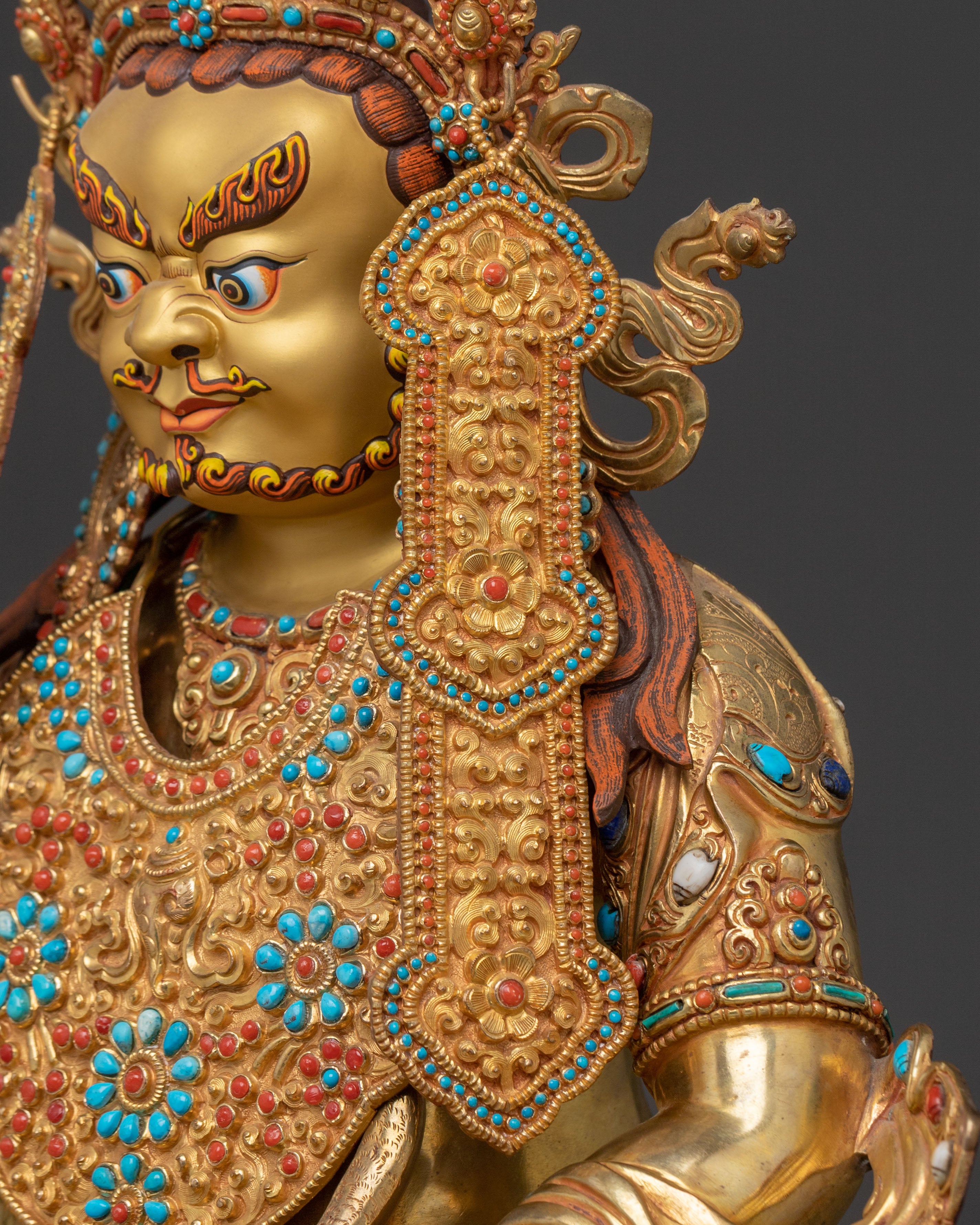 Zambhala Golden Statue | Guardian of Abundance