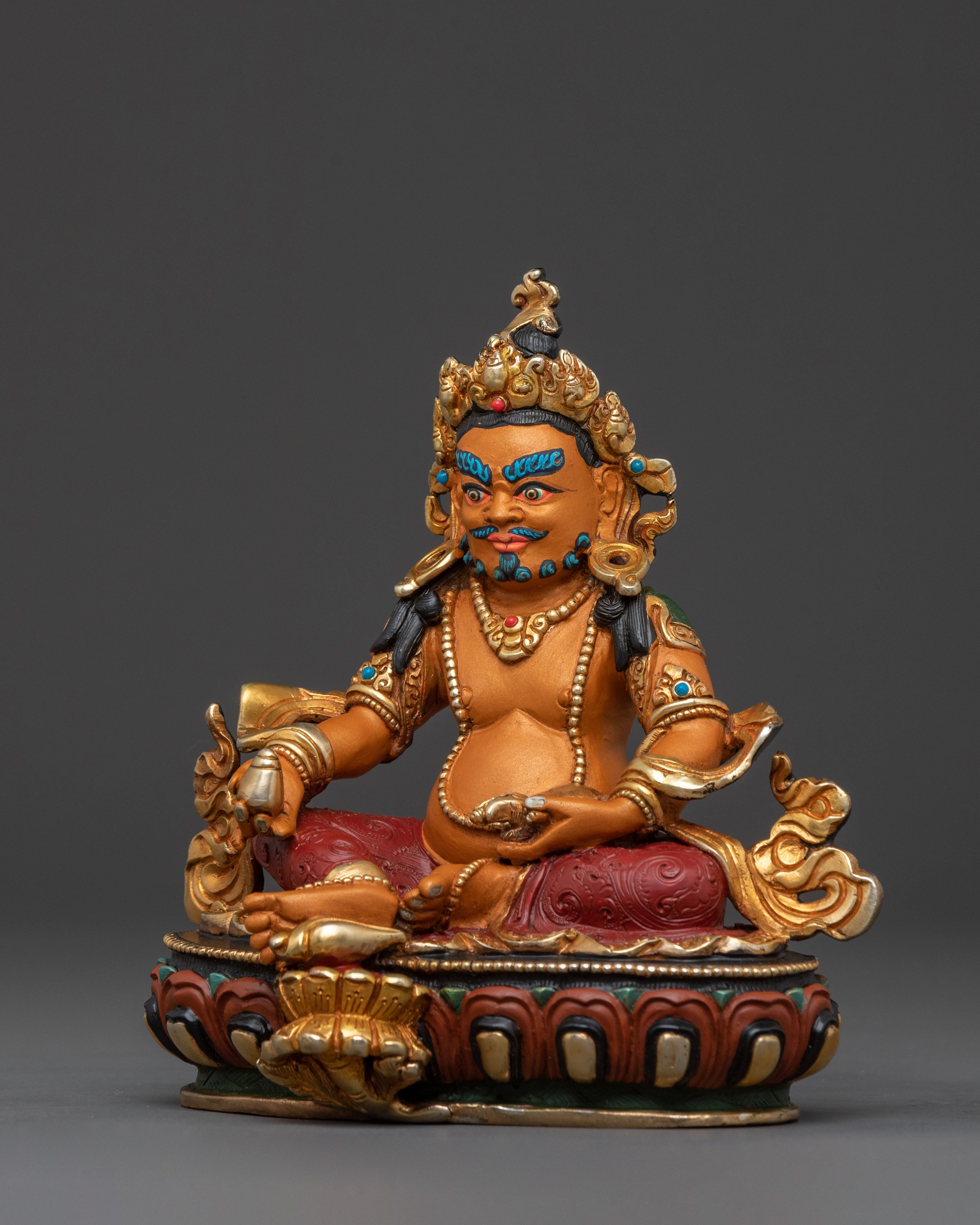Dzambhala Spiritual Statue for Good Fortune