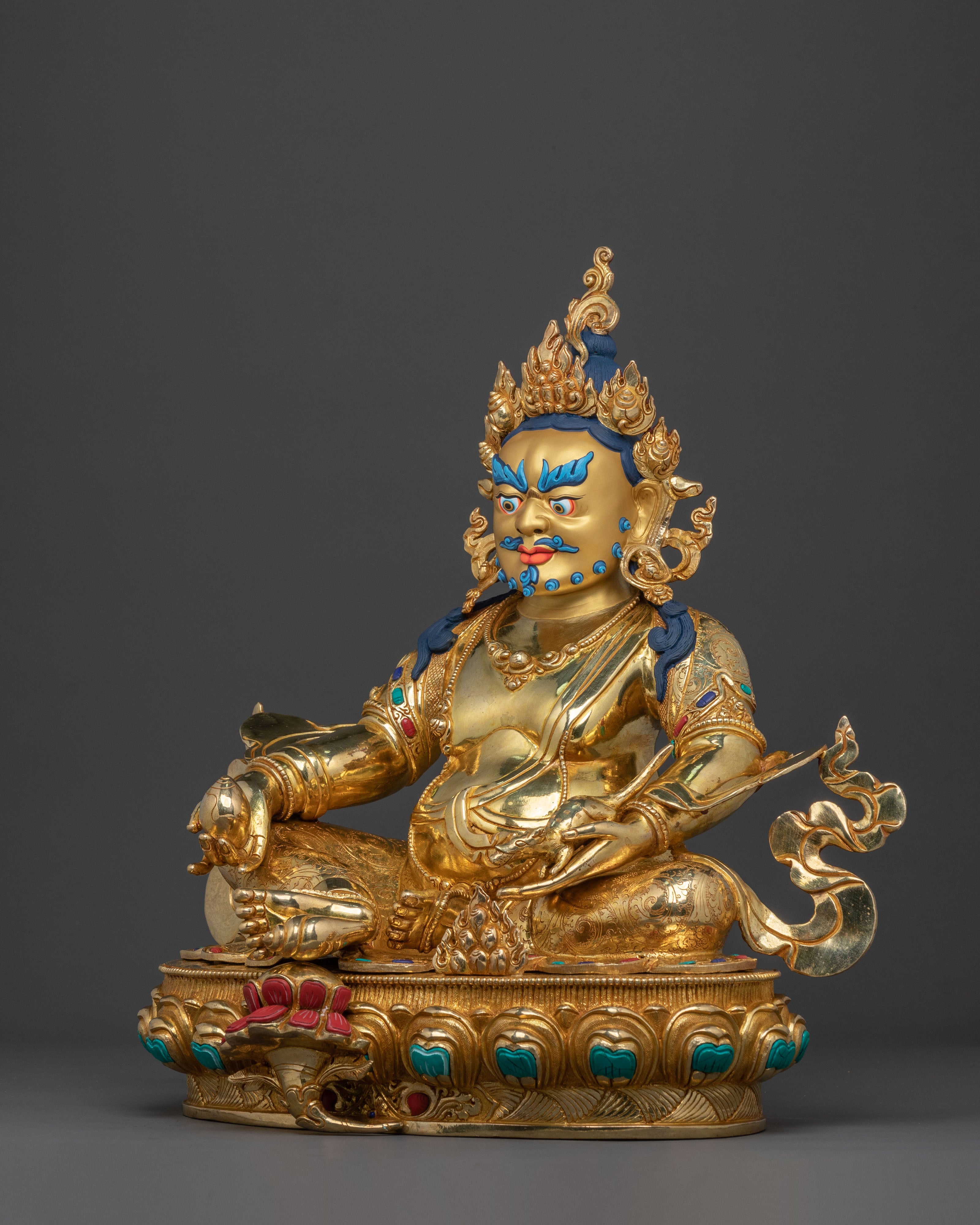 Wealth God: Dzambhala Statue | Prosperity Figurine