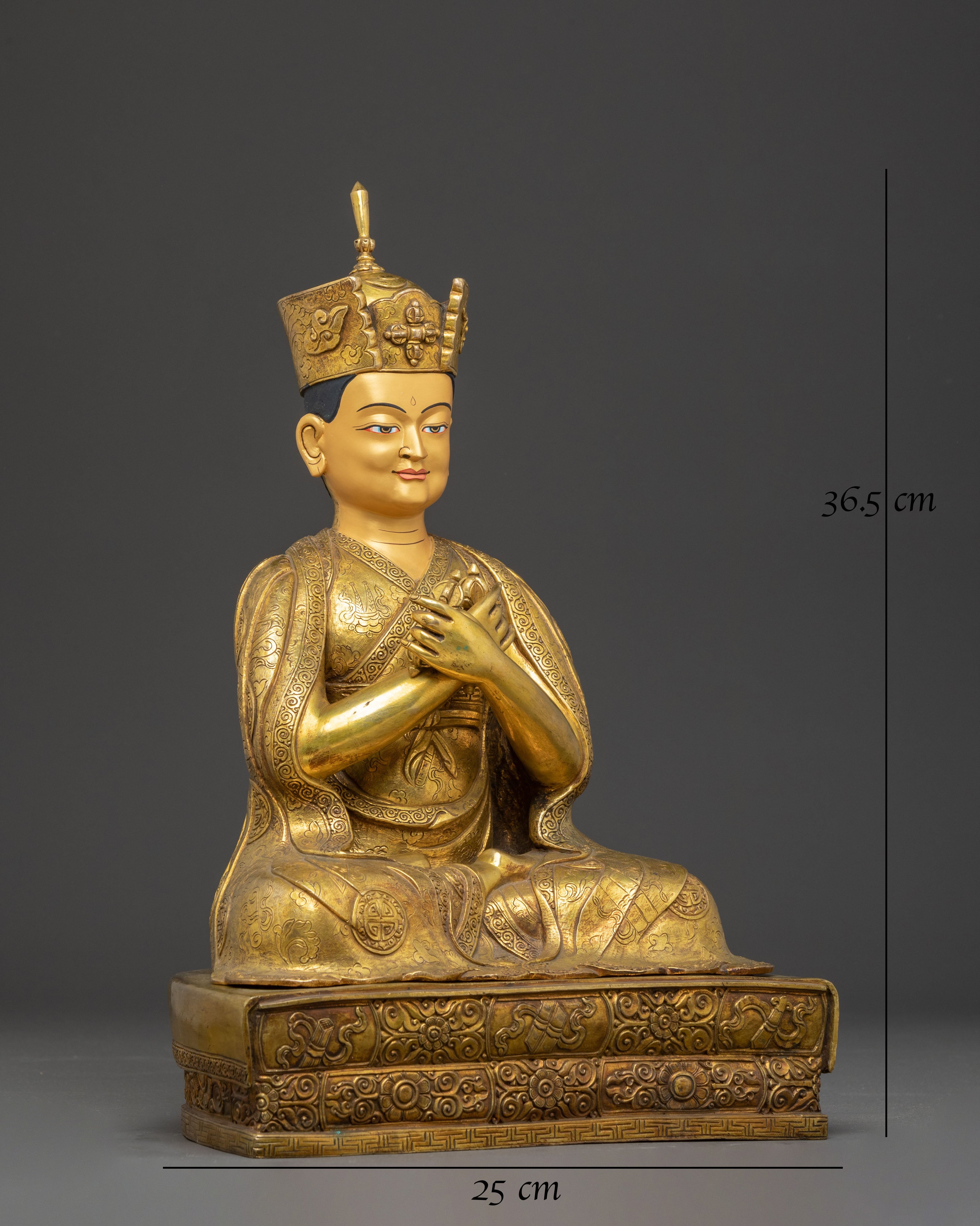 Handmade Statue Of Master Karmapa | Tibetan Buddhist Master