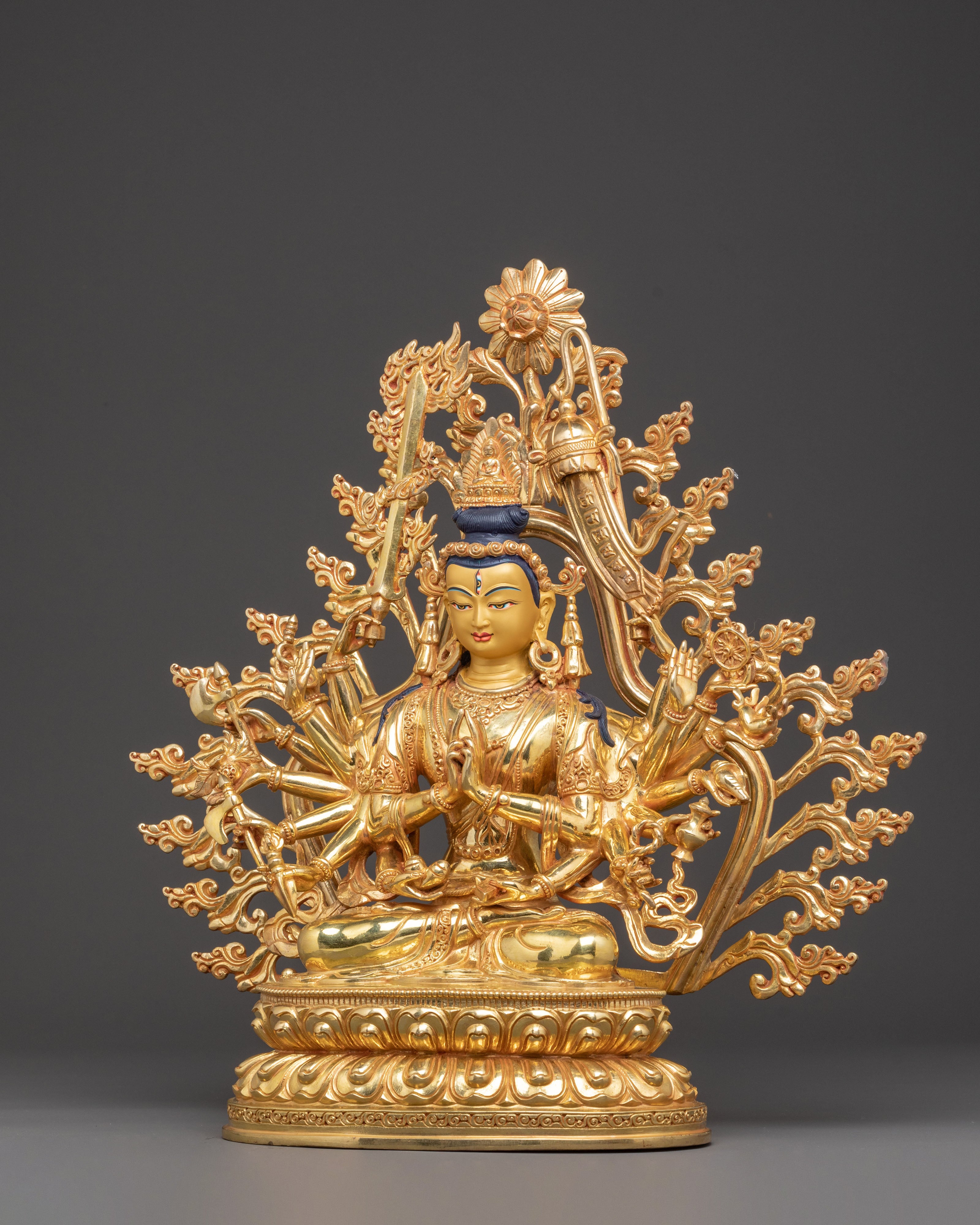Serene Statue of Bodhisattva Cundi | A Symbol of Universal Compassion