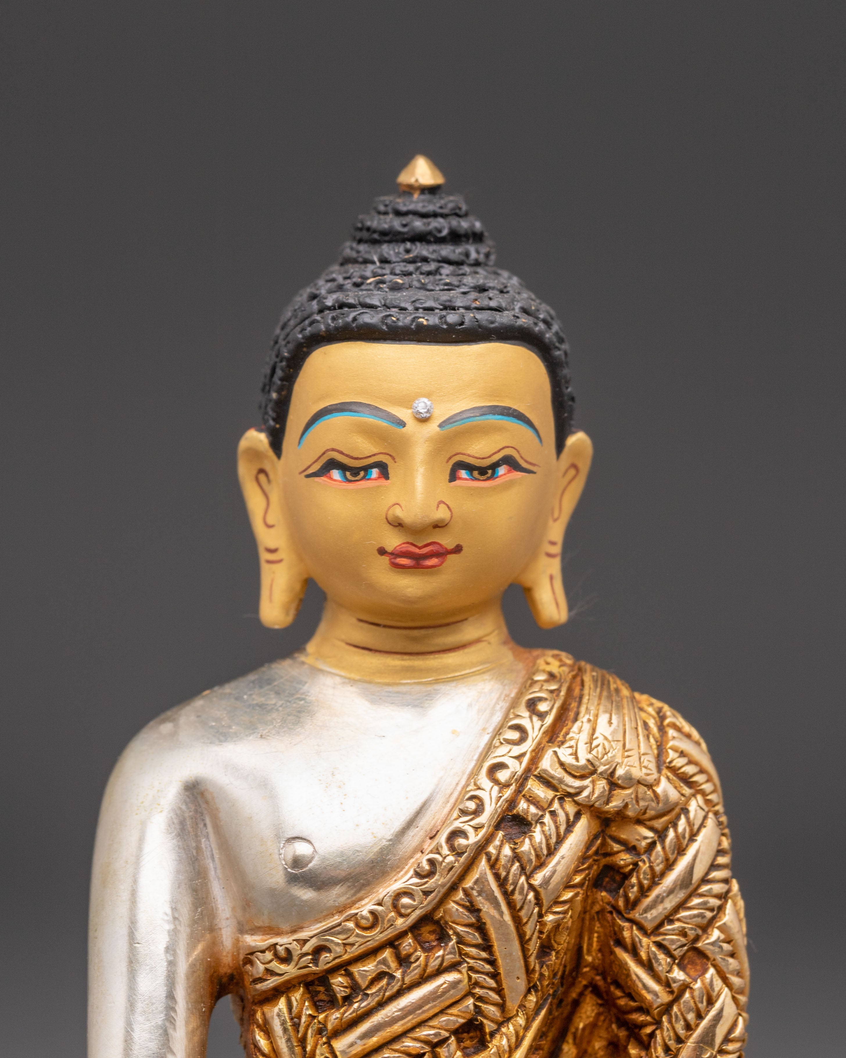 Three Buddha Set: Shakyamuni, Amitabha, and Medicine Buddha for Altar