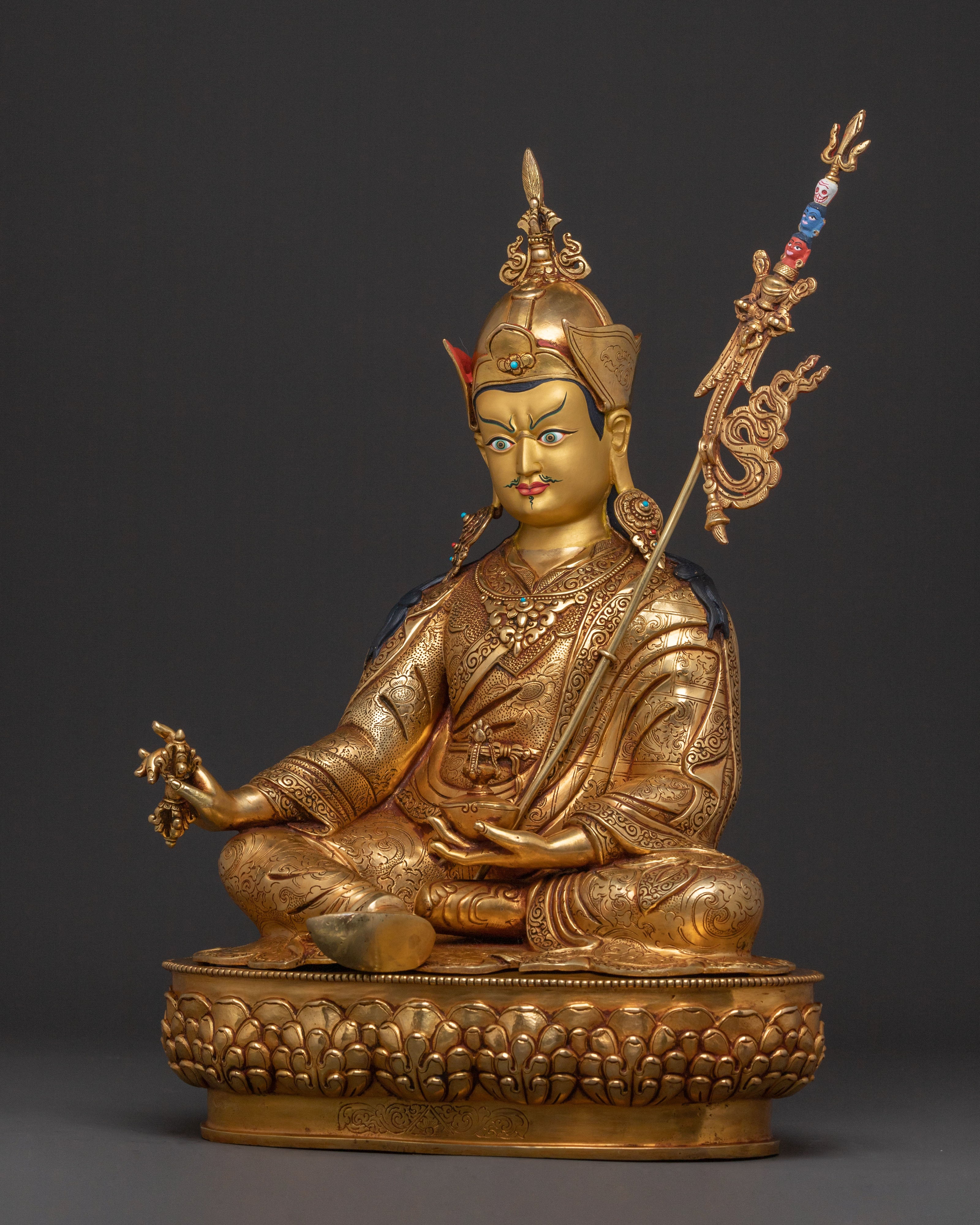 Guru Rinpoche Sacred Blessing Statue | Symbol of Enlightenment