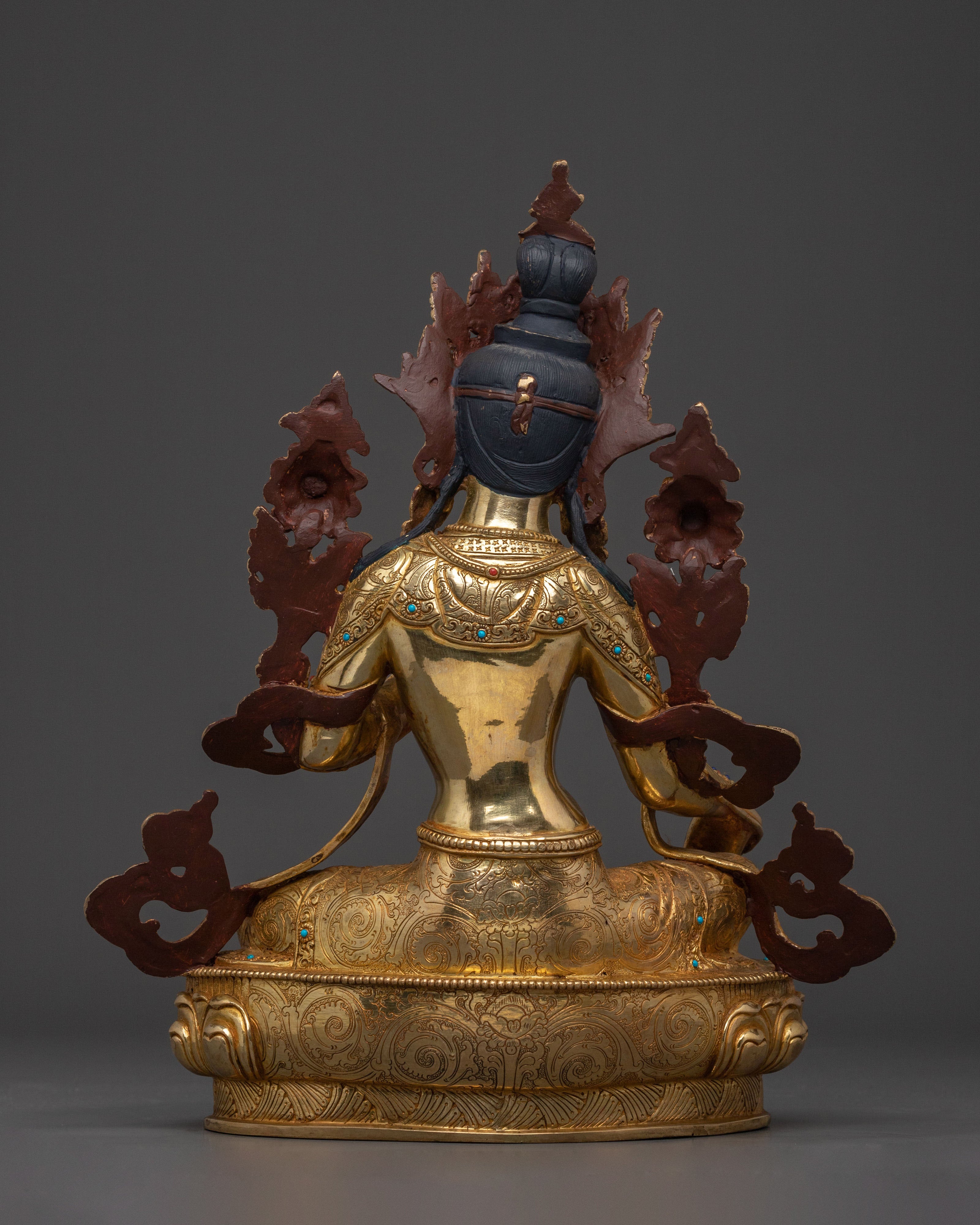 Green Tara Sculpture: Goddess of Compassion