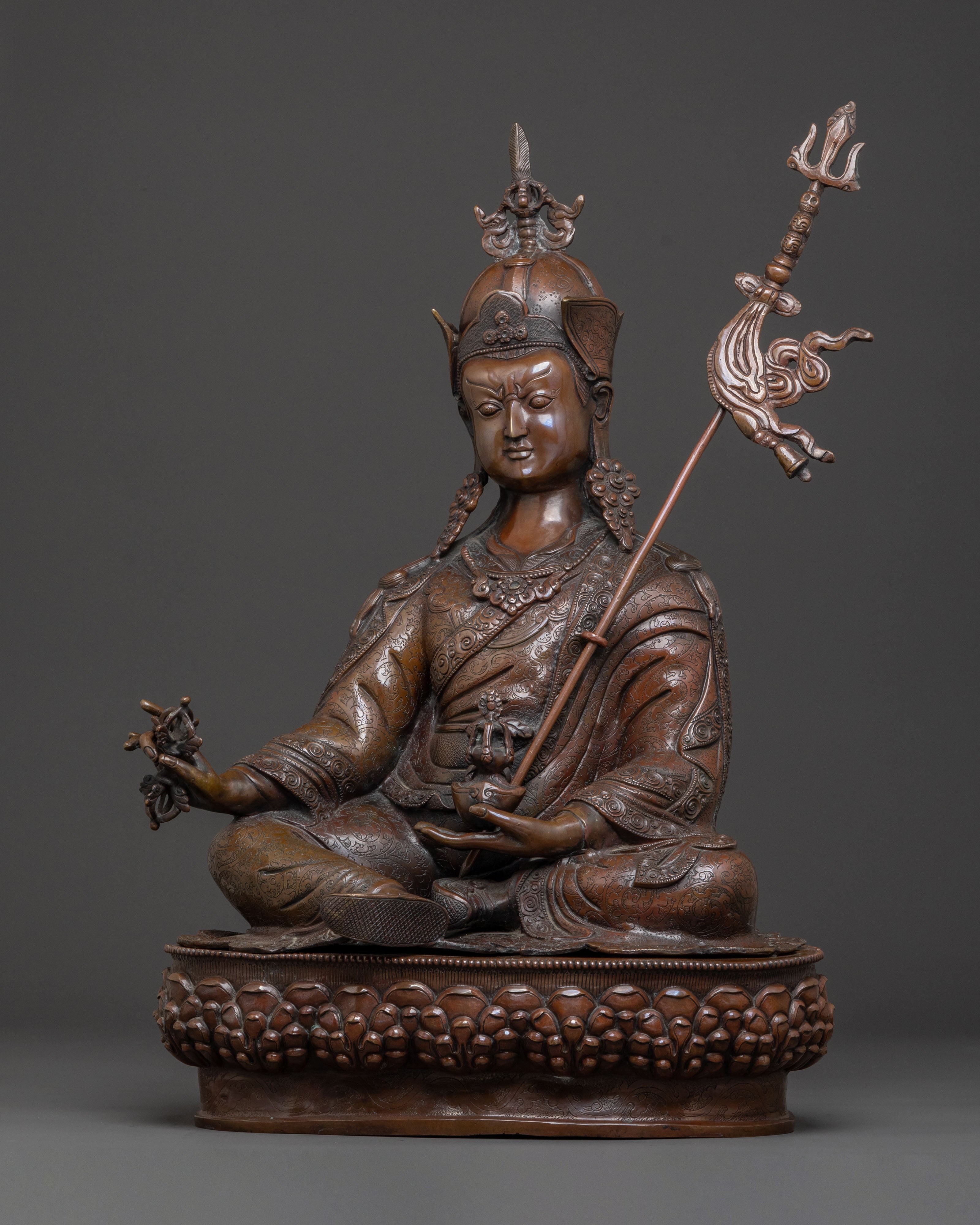Guru Rinpoche Statue for Altars | Master Figure