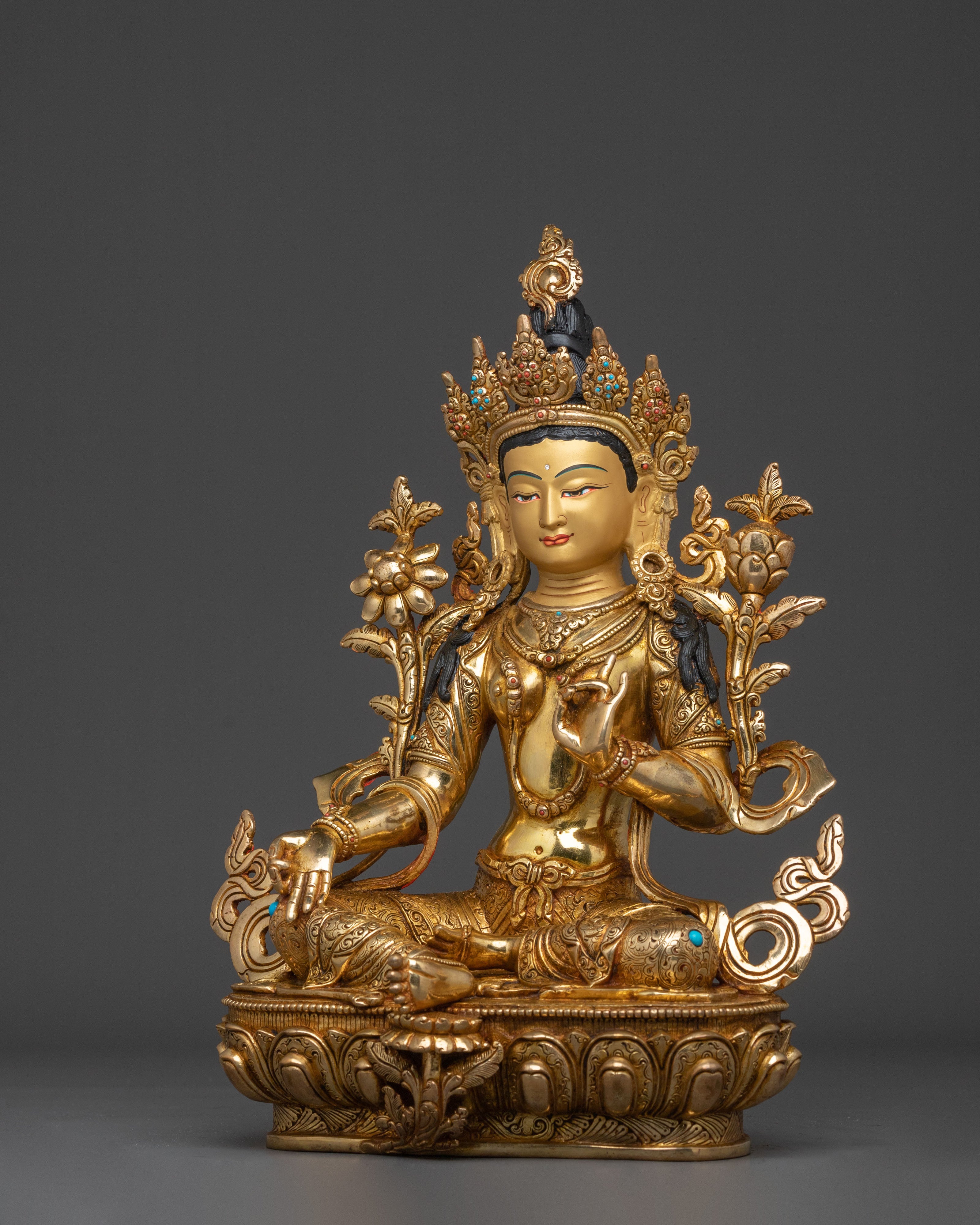 Green Tara Statue | Buddhist Goddess of Protection