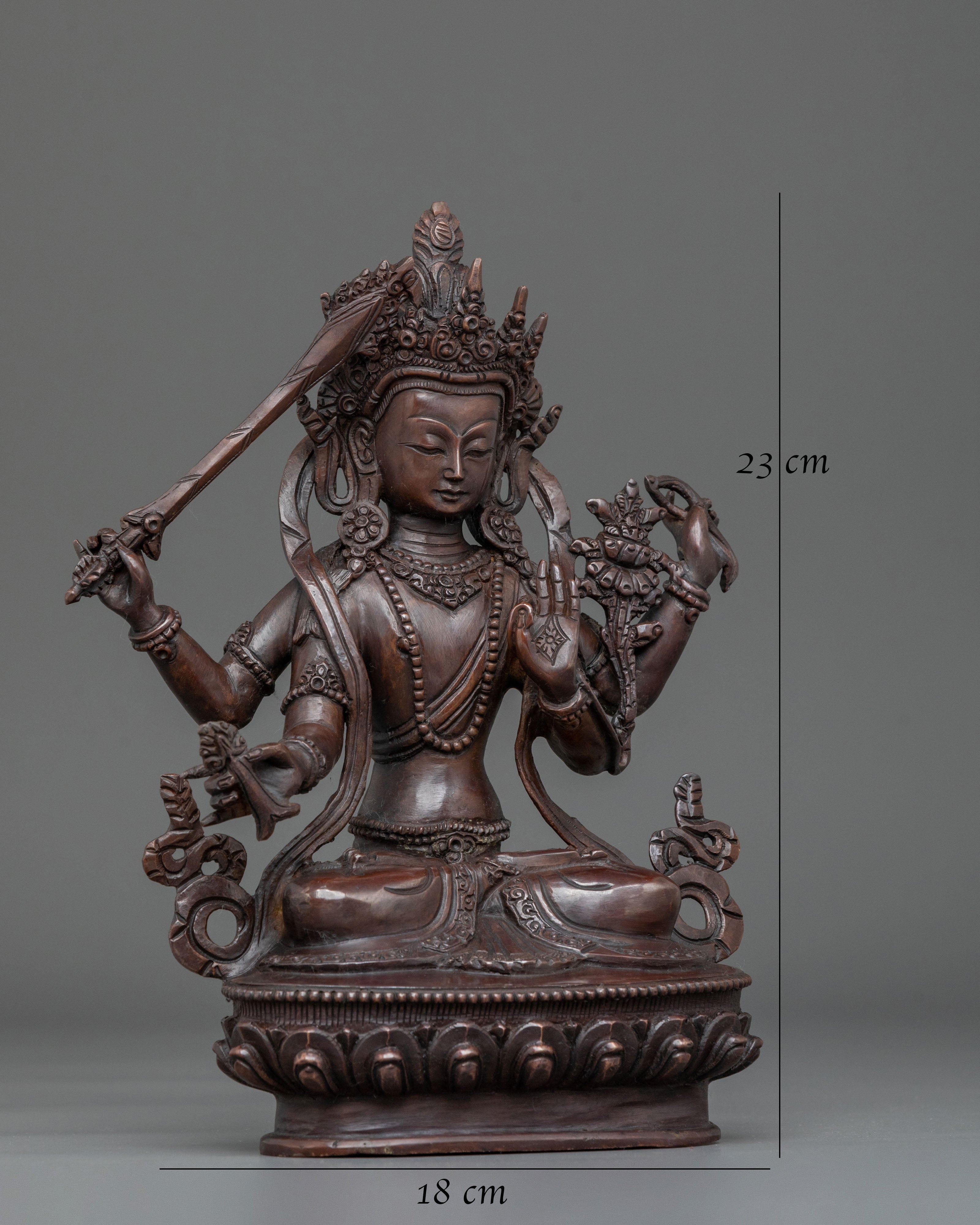 Maha Manjushri Sacred Statue | Buddhist Home Decor