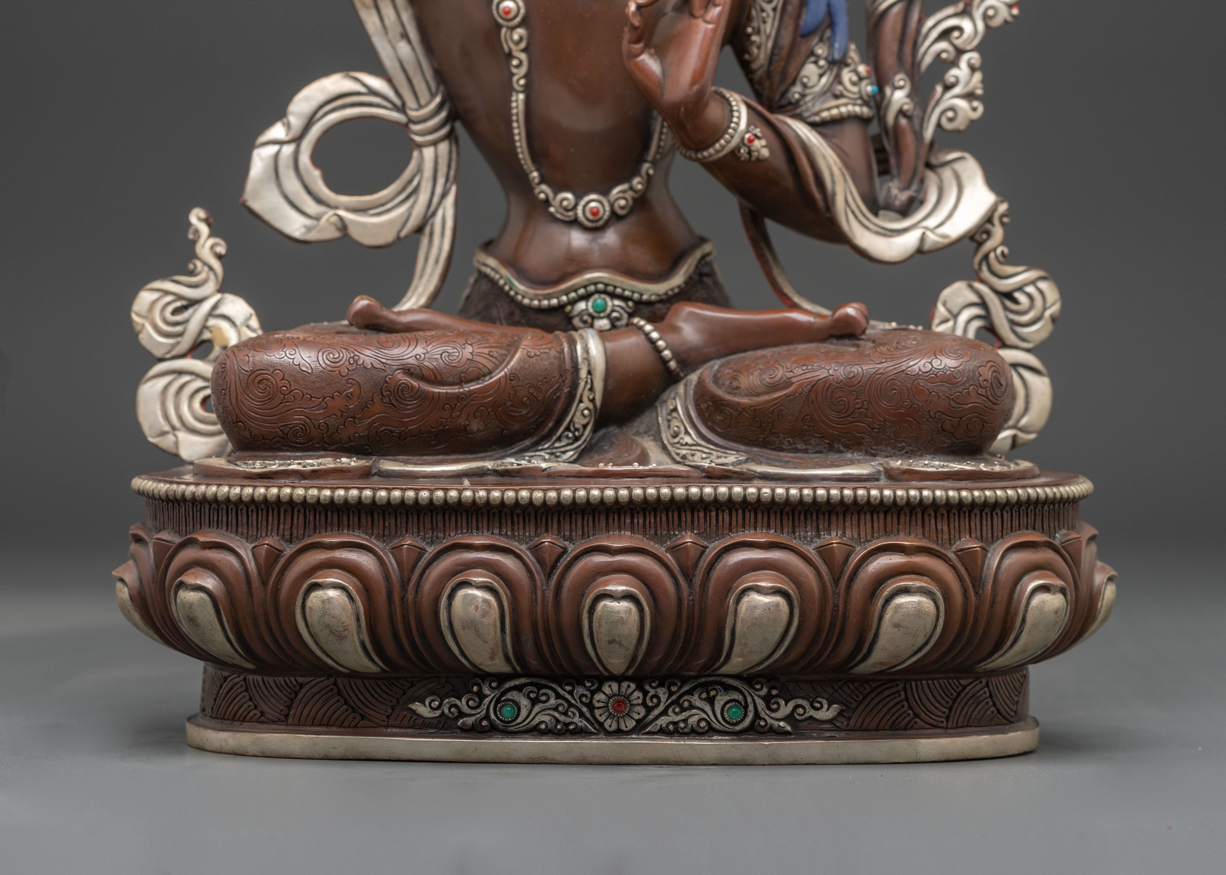 Wisdom Deity Manjushri Statue | Bodhisattva of Power and Wisdom