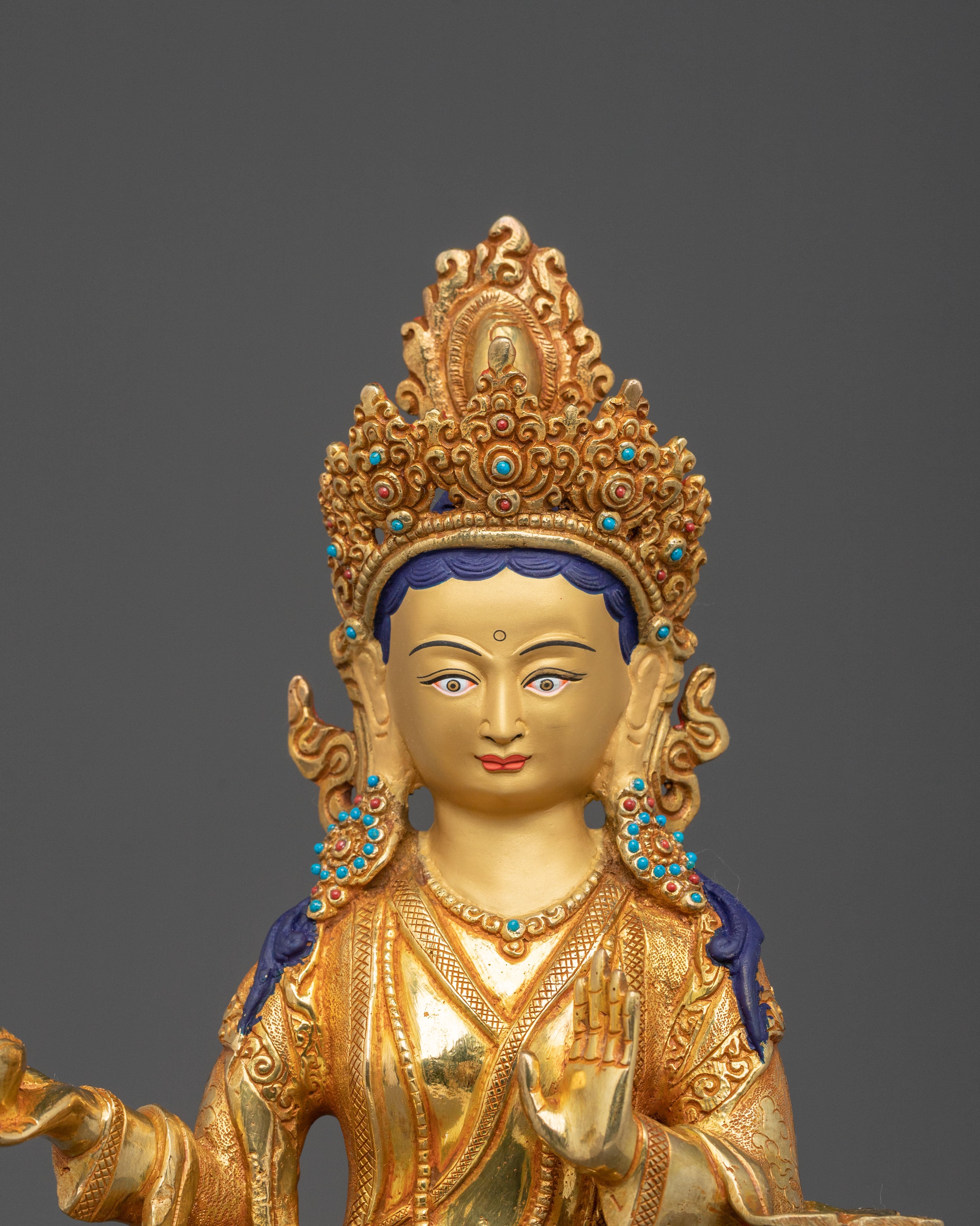 Yeshe Tsogyal and Mandarva Statue Set | Home Decor