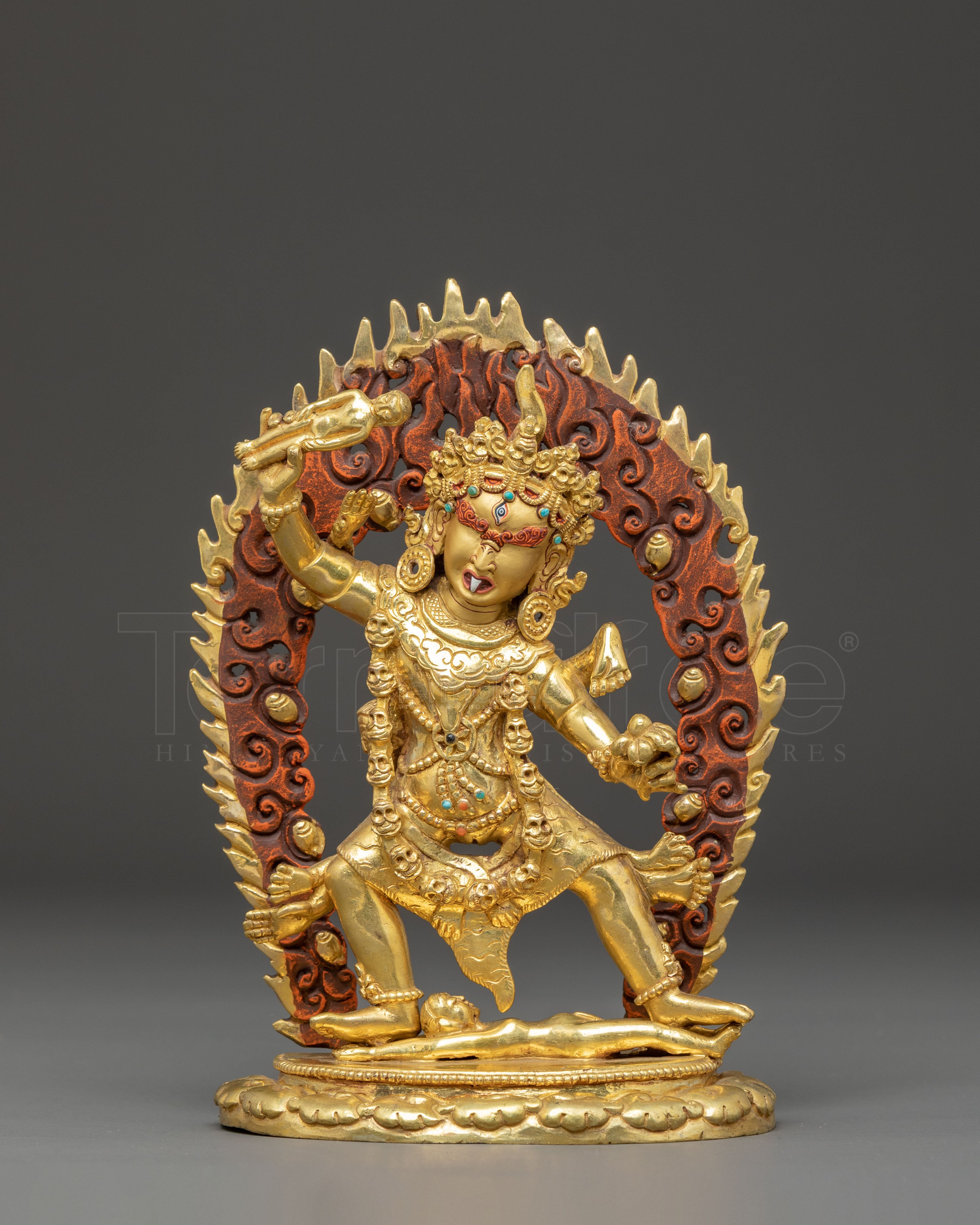 Handmade Dharmapala Ekajati Statue