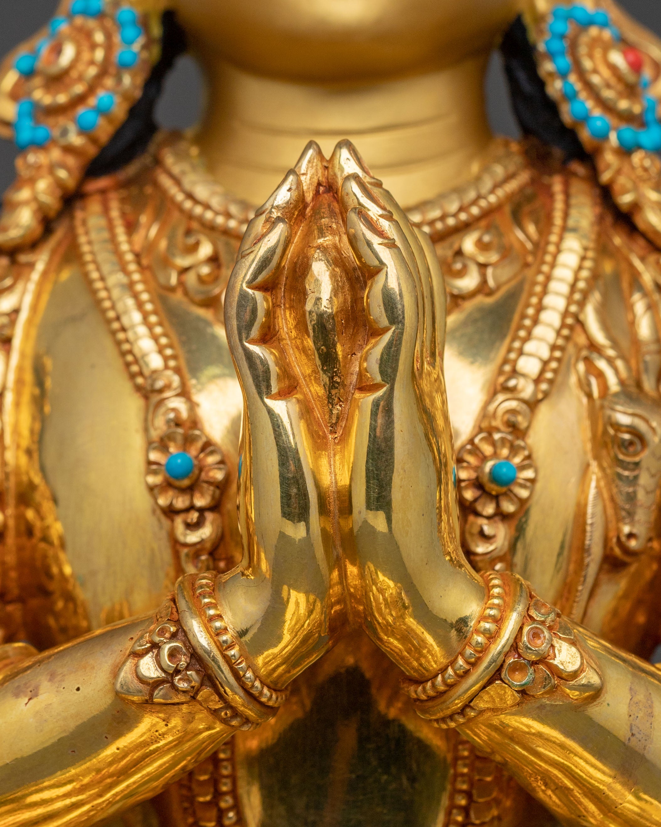 Four Armed Chenrezig Sculpture | Wisdom Icon