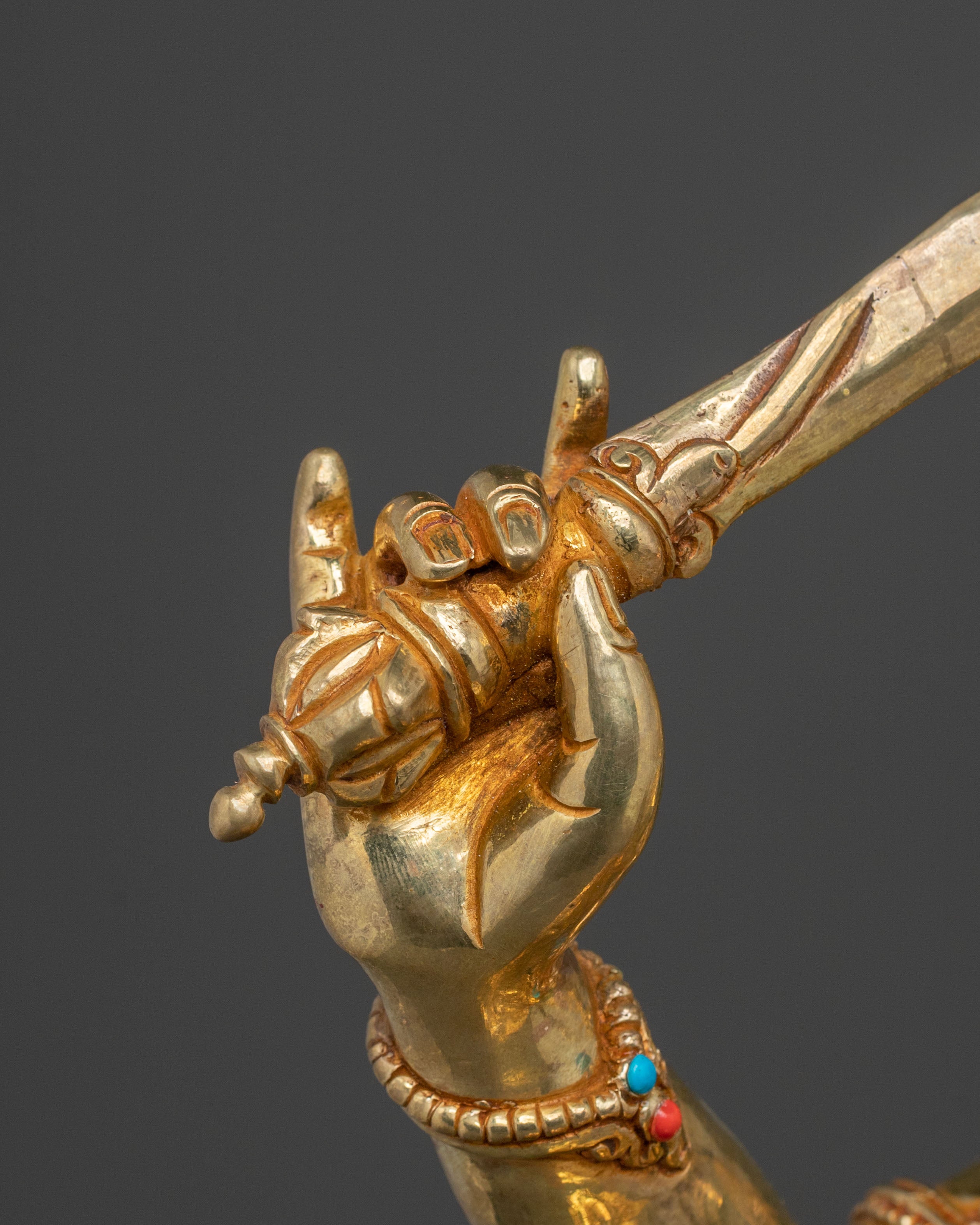 Wisdom Buddha Manjushri Statue | Enlightened Wisdom Altar Decor