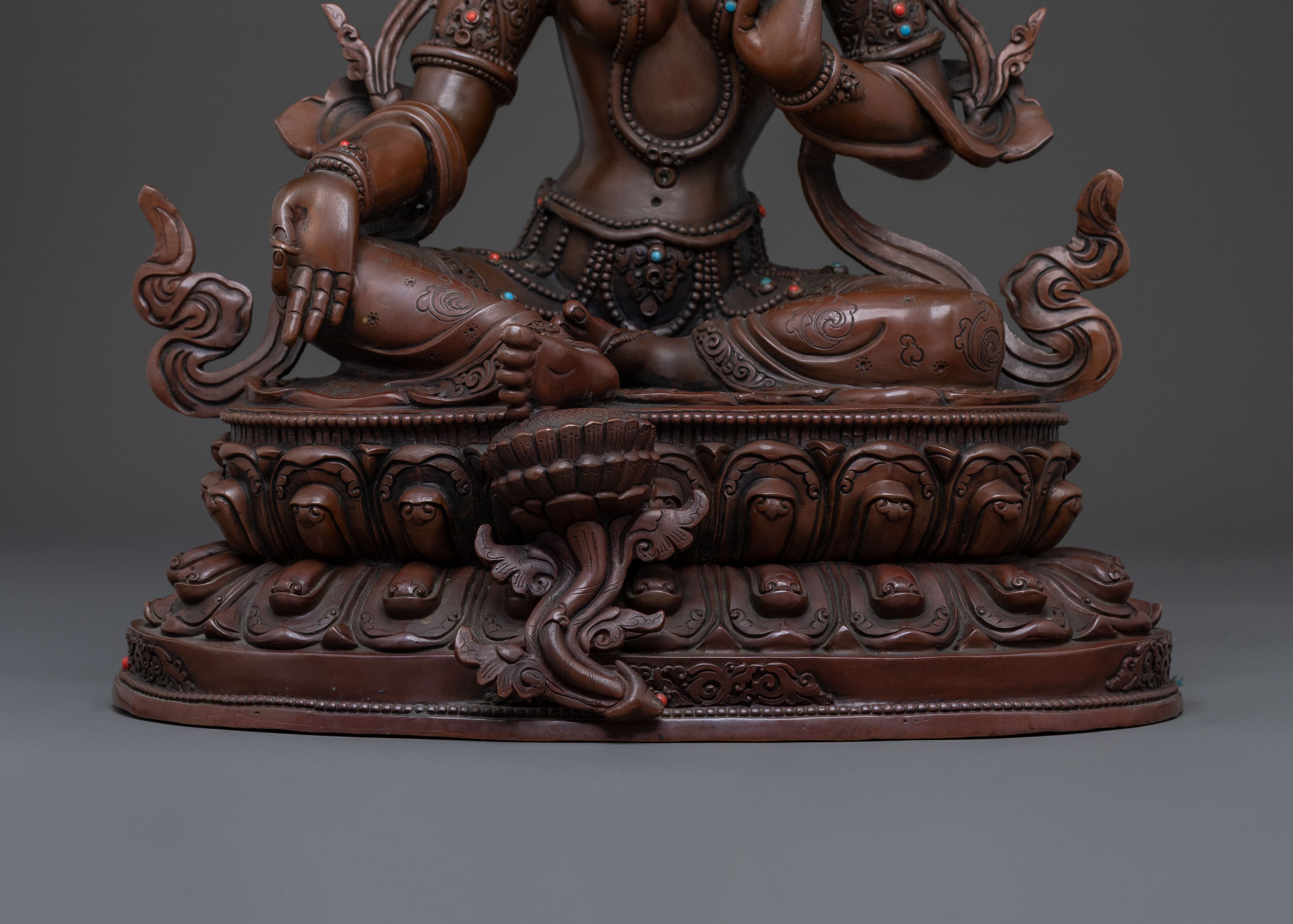 Green Tara Compassion Statue | Mother Figurine