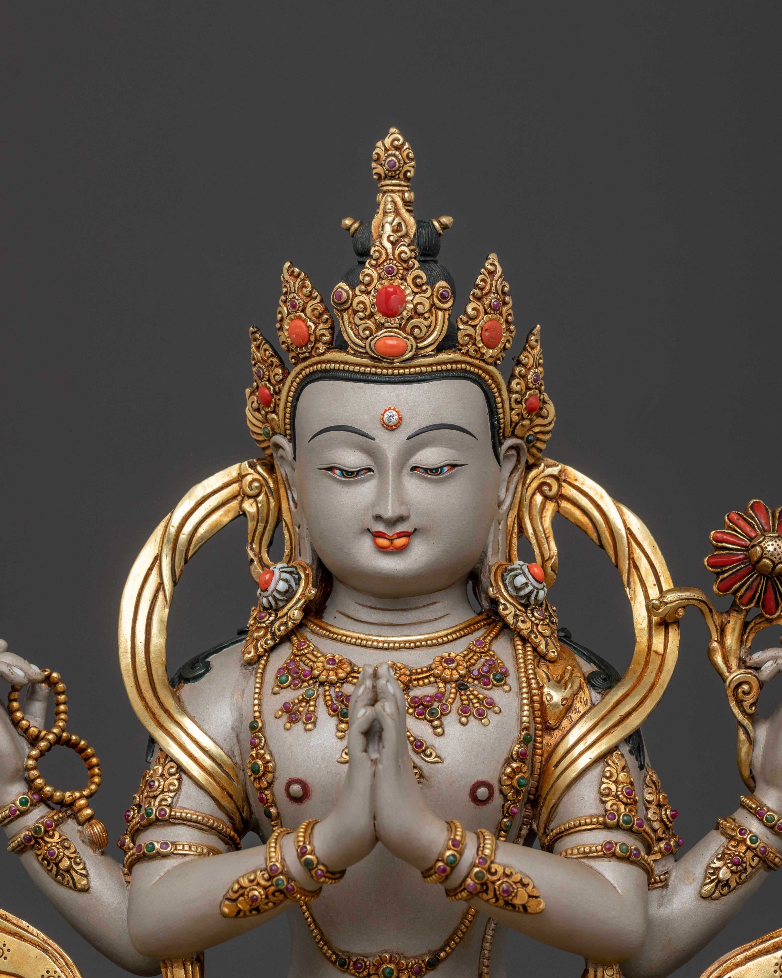 Chenrezig Peace Statue | Meditation Figure